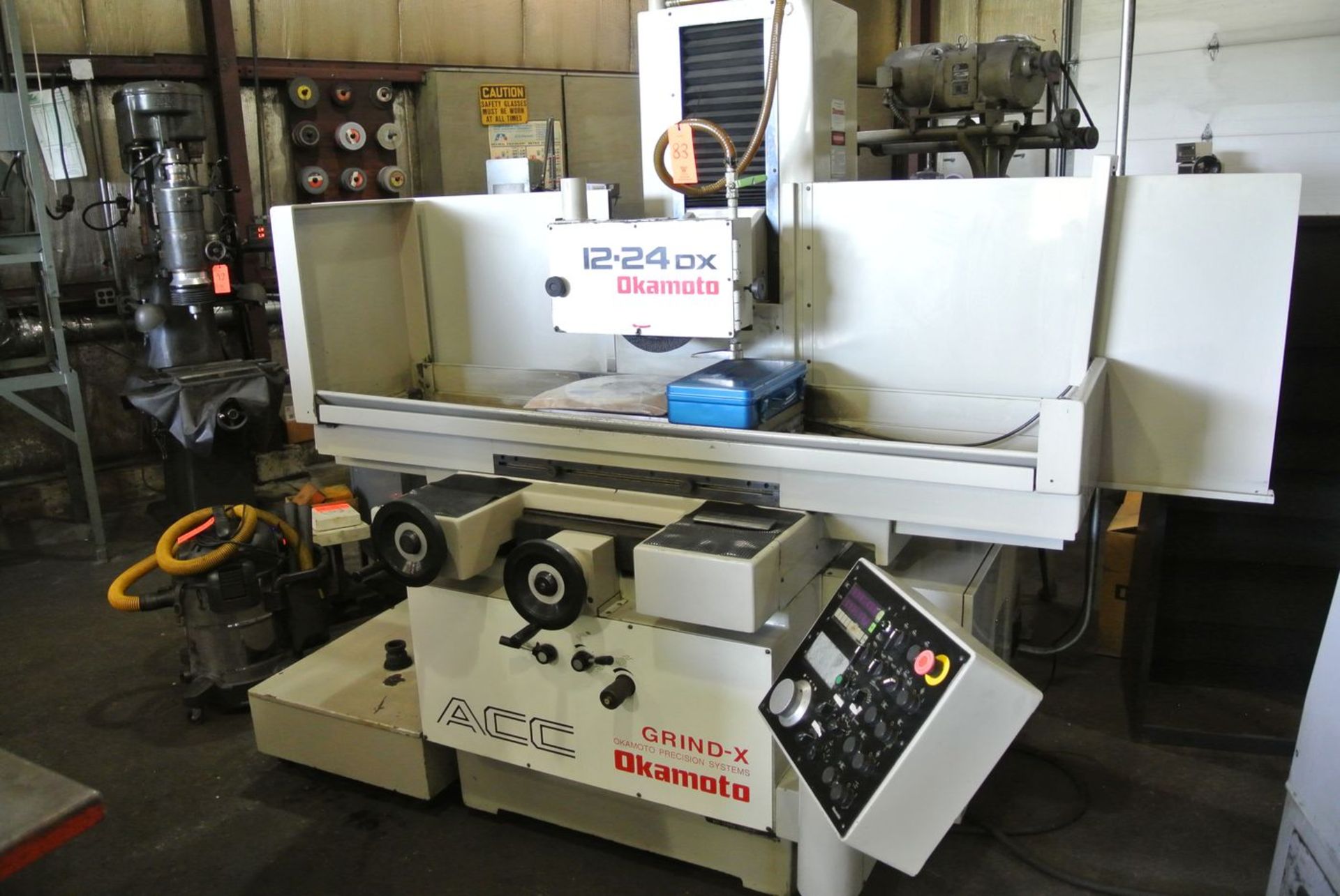 Okamoto 12 in. x 24 in. Model ACC-12-24.DX Grind-X Precision Automatic Surface Grinder, S/N:
