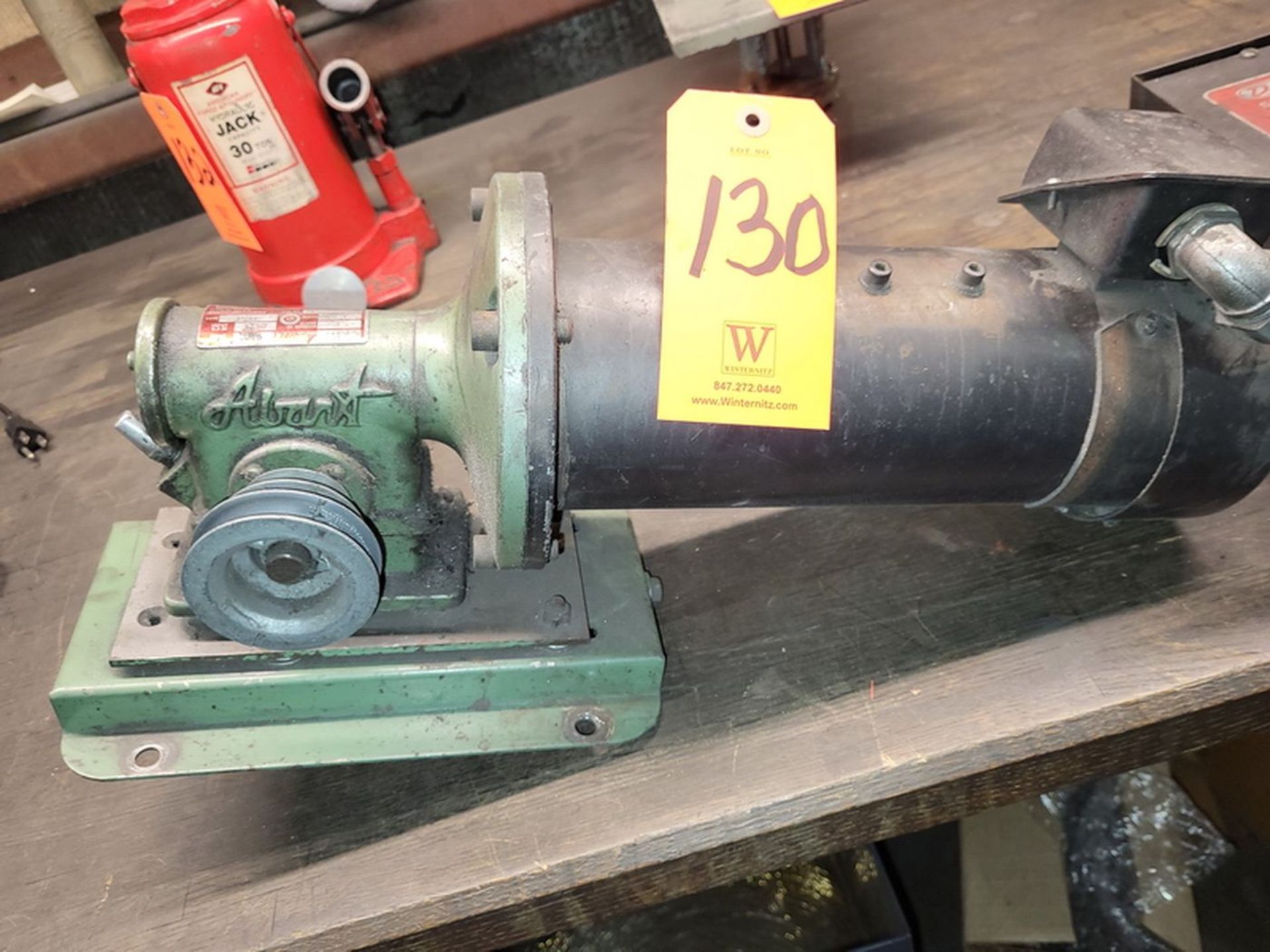 Abart Motorized Worm Gear Reducer, with Dayton Variable Speed Controller - Image 2 of 4