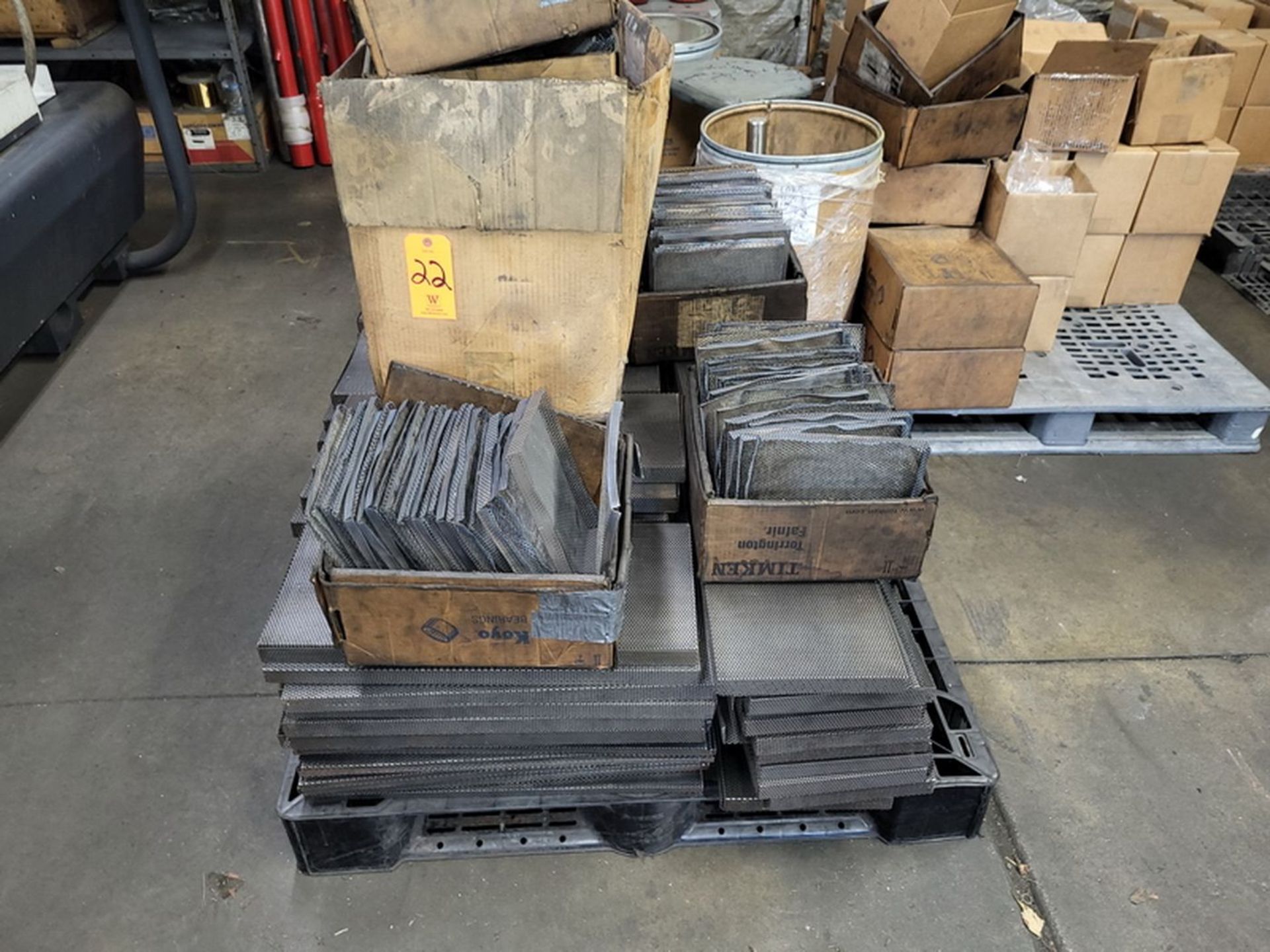 Lot - Assorted Perforated Sintering Trays, on Pallet