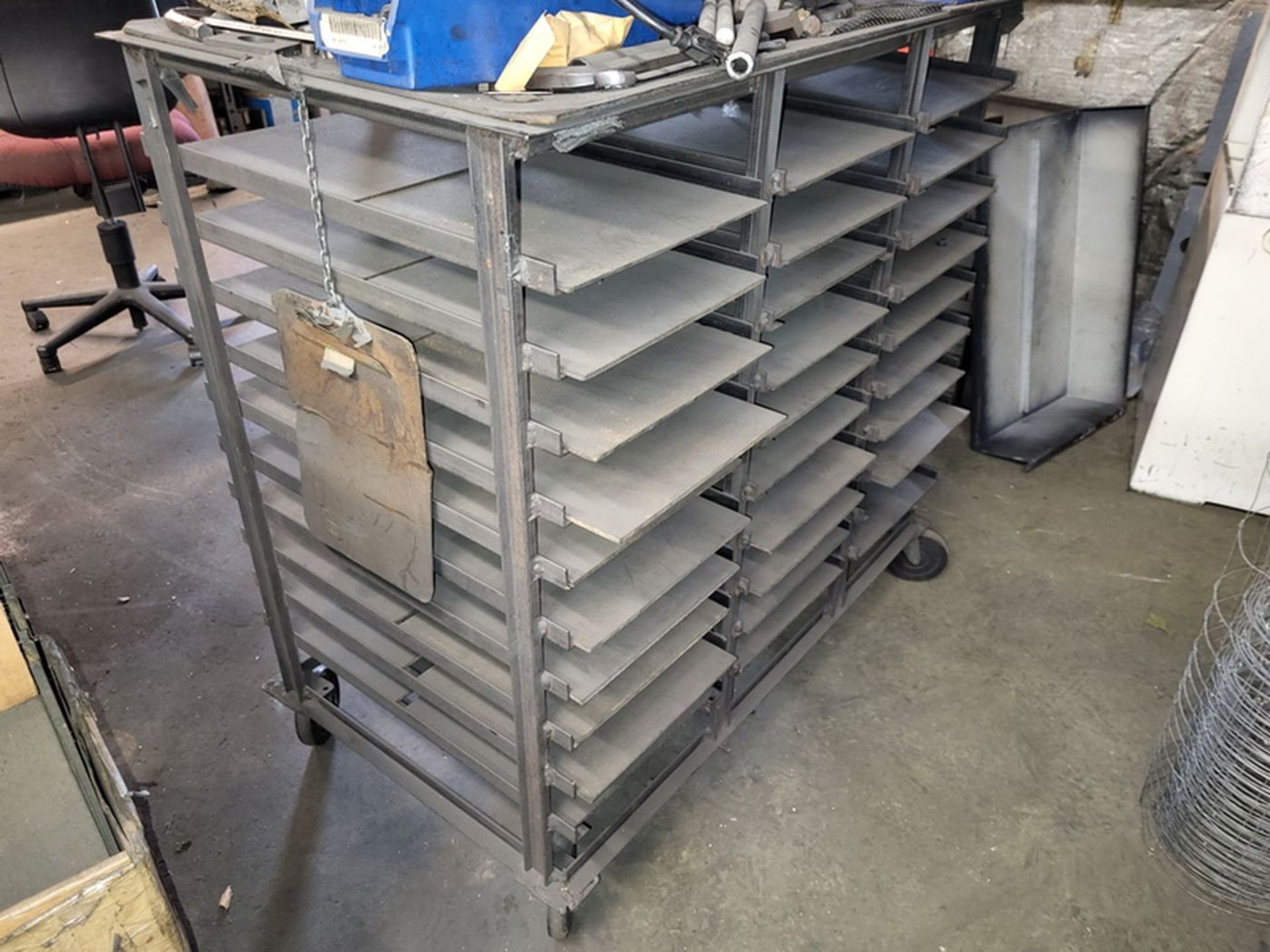 Portable Steel Parts Rack, 43 in. x 24 in. x 42 in. H - Image 2 of 2