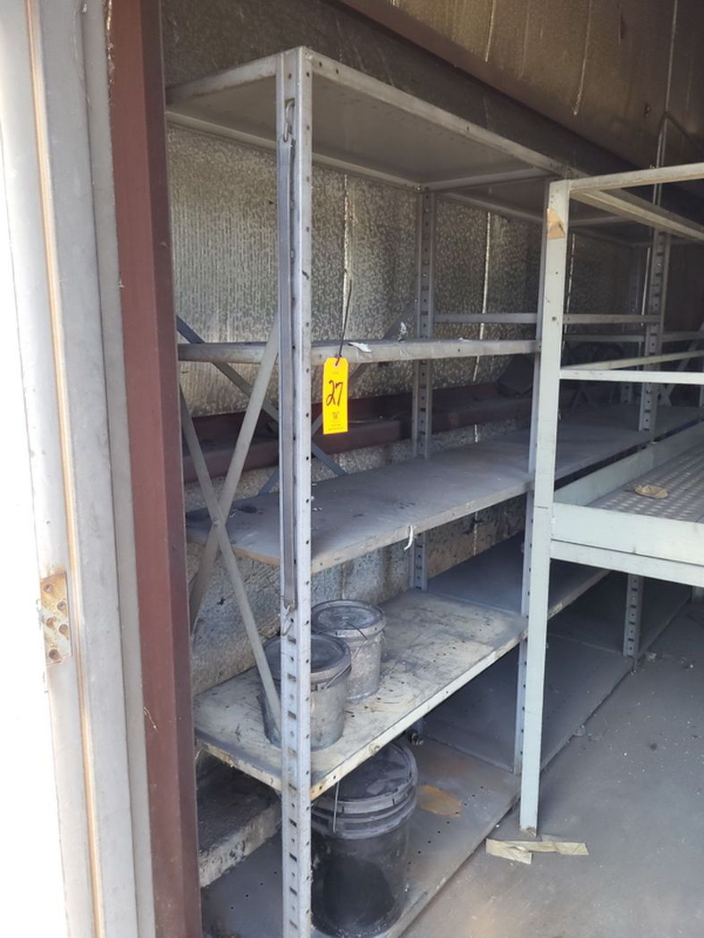 Lot - (3) Sections of Light Duty Steel Shelving - Image 2 of 2