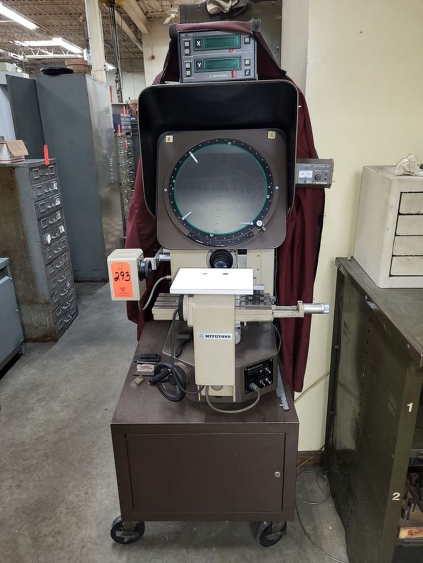 Mitutoyo 13" Type PH-350H Optical Comparator, S/N: 50039; with 6" x 16" Worktable, 2-Axis Digital - Image 2 of 3