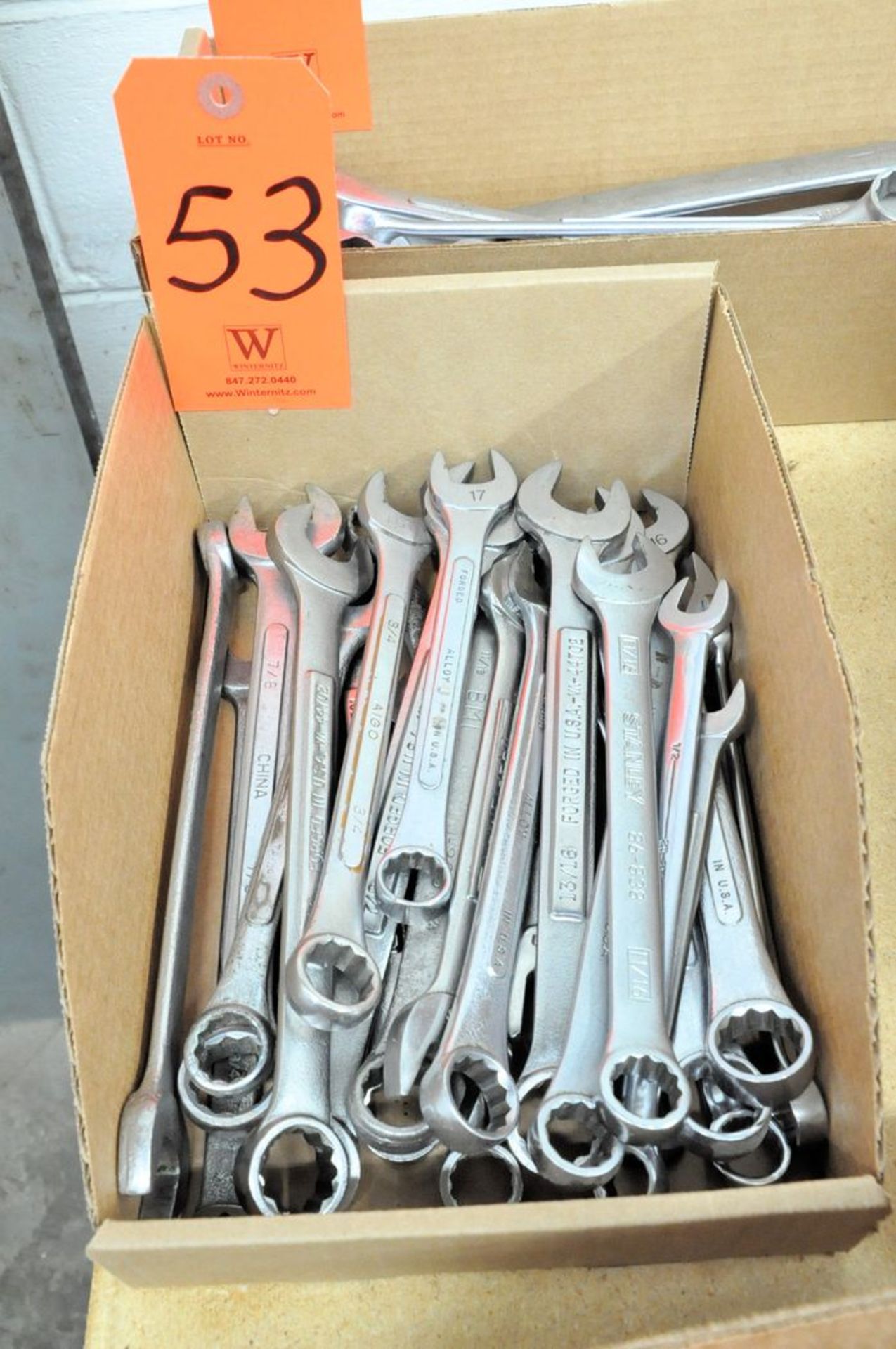 Lot - Combination Wrenches in (2) Boxes