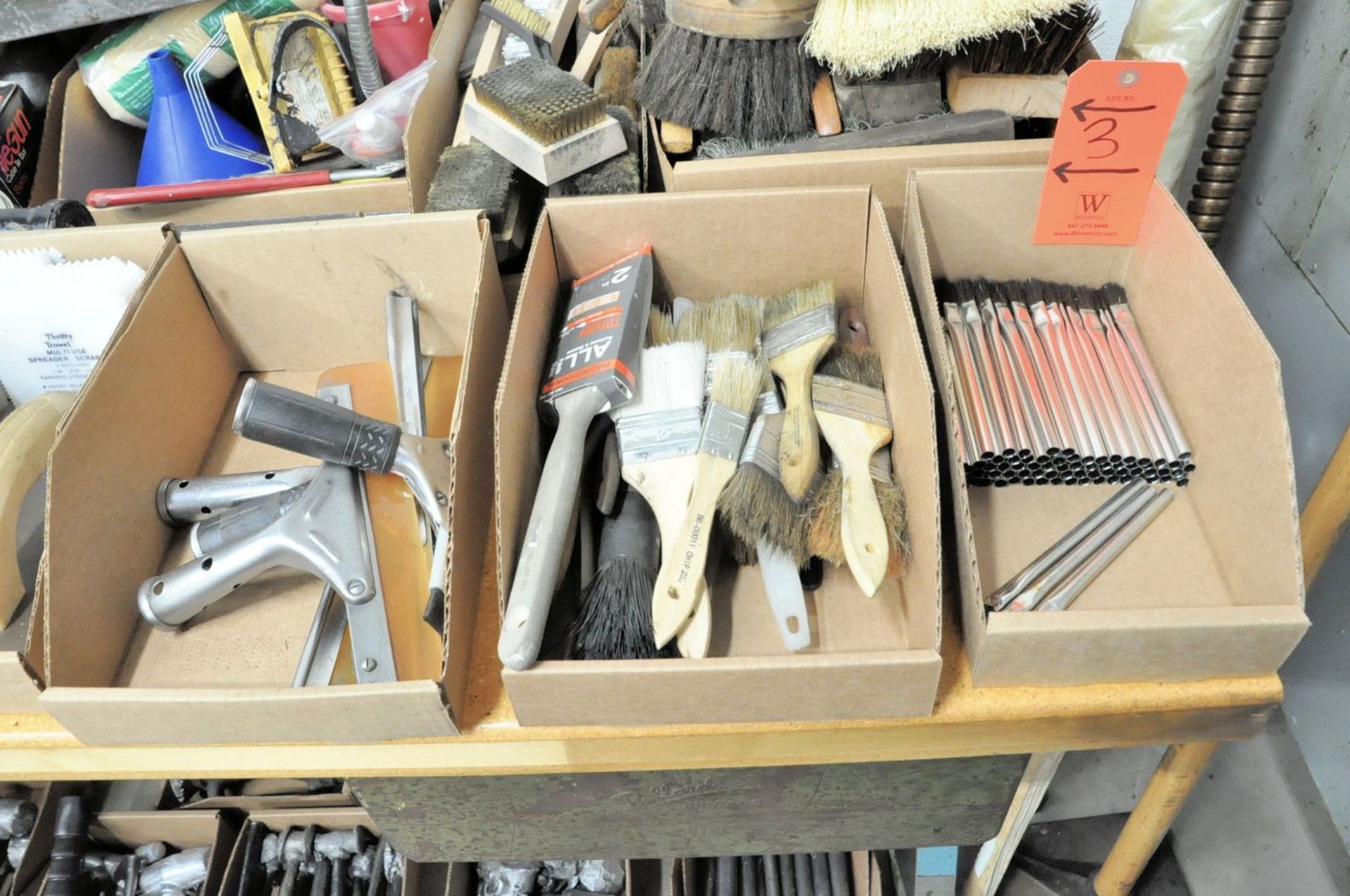 Lot - Brushes, Paint Tray, Paint Sprayer, Wire Strippers, Tape Measures, Utility Knives, - Image 10 of 10