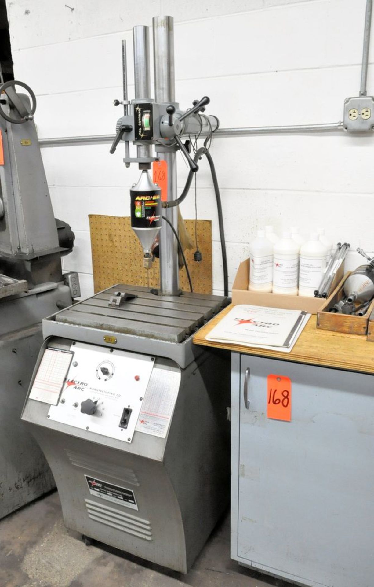 Electro Arc Model 2S Metal Disintegrator, S/N 3487, 7-1/4" X 15-1/2" T-Slot Table, Electro Arc Arc- - Bild 2 aus 8