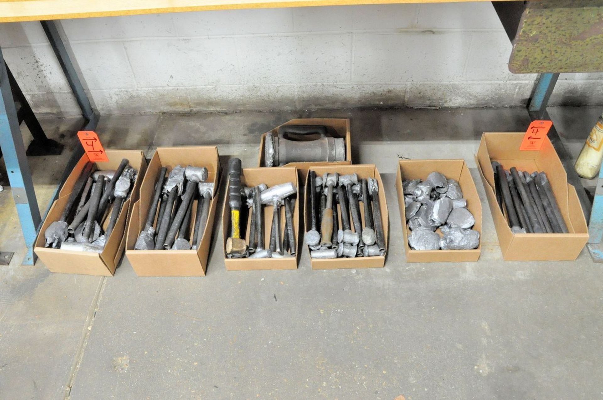 Lot - Lead Hammers in (7) Boxes