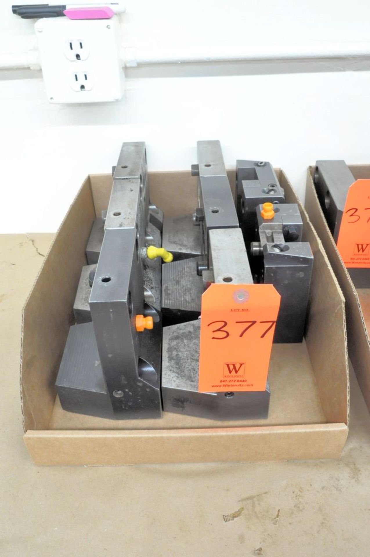Lot - CNC Lathe Turret Blocks in (1) Box, Used on Mazak Quick Turn 35XS