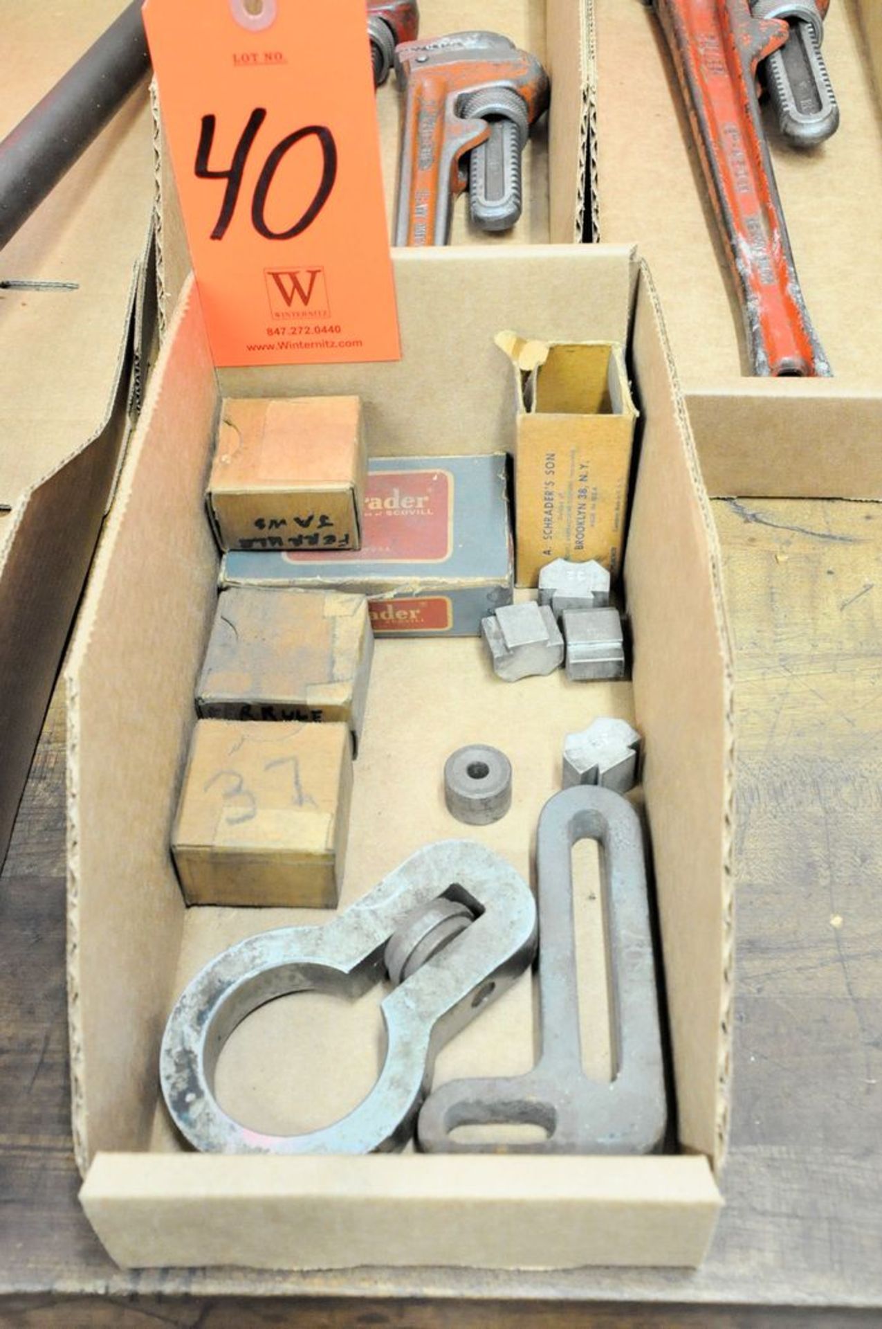 A. Schrader's Son Pipe Crimping Tool with Inserts in (2) Boxes - Image 2 of 2