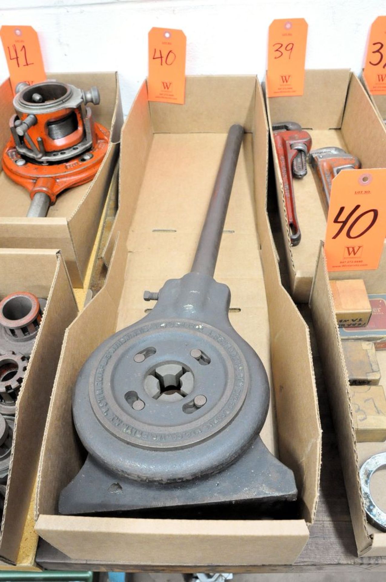 A. Schrader's Son Pipe Crimping Tool with Inserts in (2) Boxes