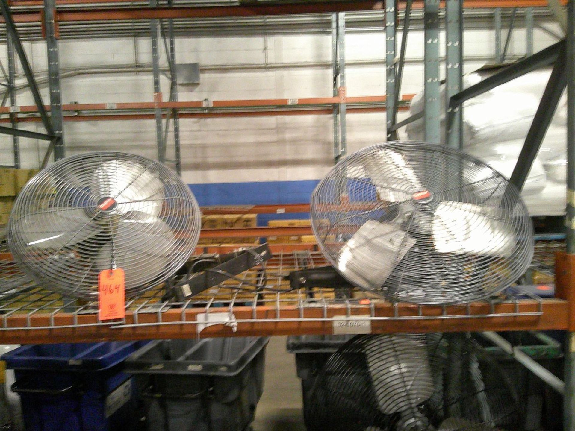 Lot - (1) Dayton 24 in.Shop Fan; (2) Dayton Wall-Mount Fans, 22 in. and 24 in. (approx.) - Image 3 of 3