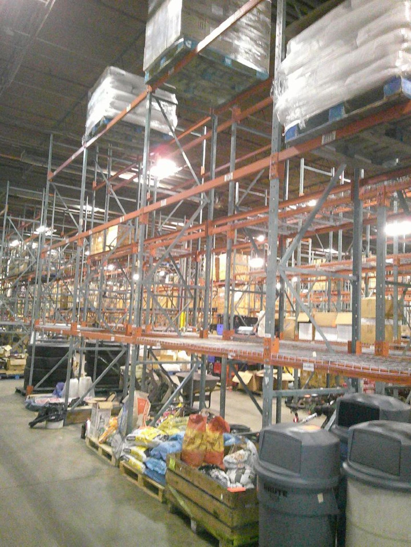 Sections of Interlake 42" x 8' x 19' Bolted Pallet Racking, Including: (20) Uprights, (108) 3" - Image 6 of 6