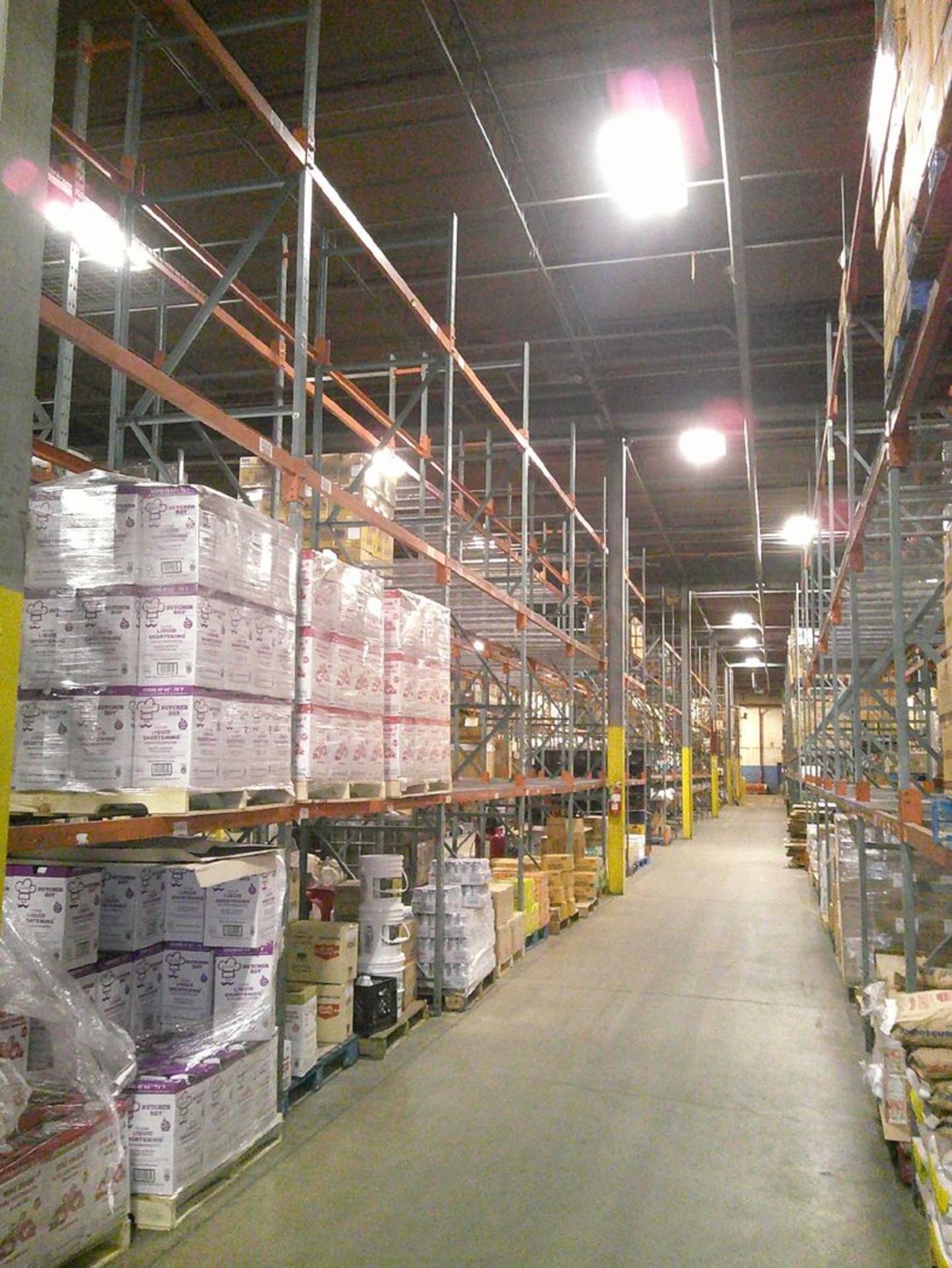 Sections of Interlake 42" x 8' x 19' Bolted Pallet Racking, Including: (20) Uprights, (108) 3" - Image 2 of 6