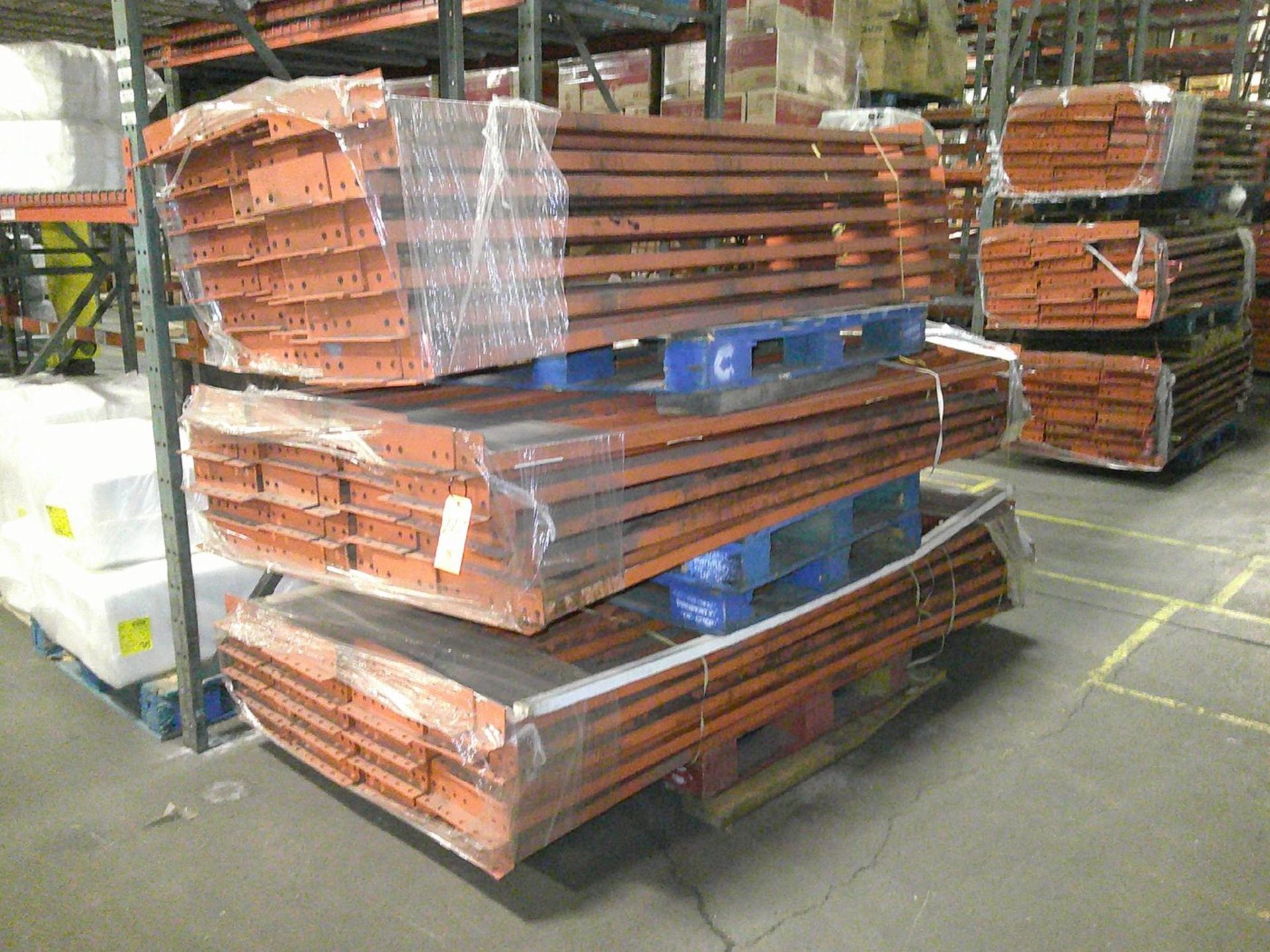 Lot - (2) Pallets of 3 in. and 4 in. x 8 ft. Cross Beams; (185) approx. 3 in.; and (25) approx. 4 - Image 3 of 4
