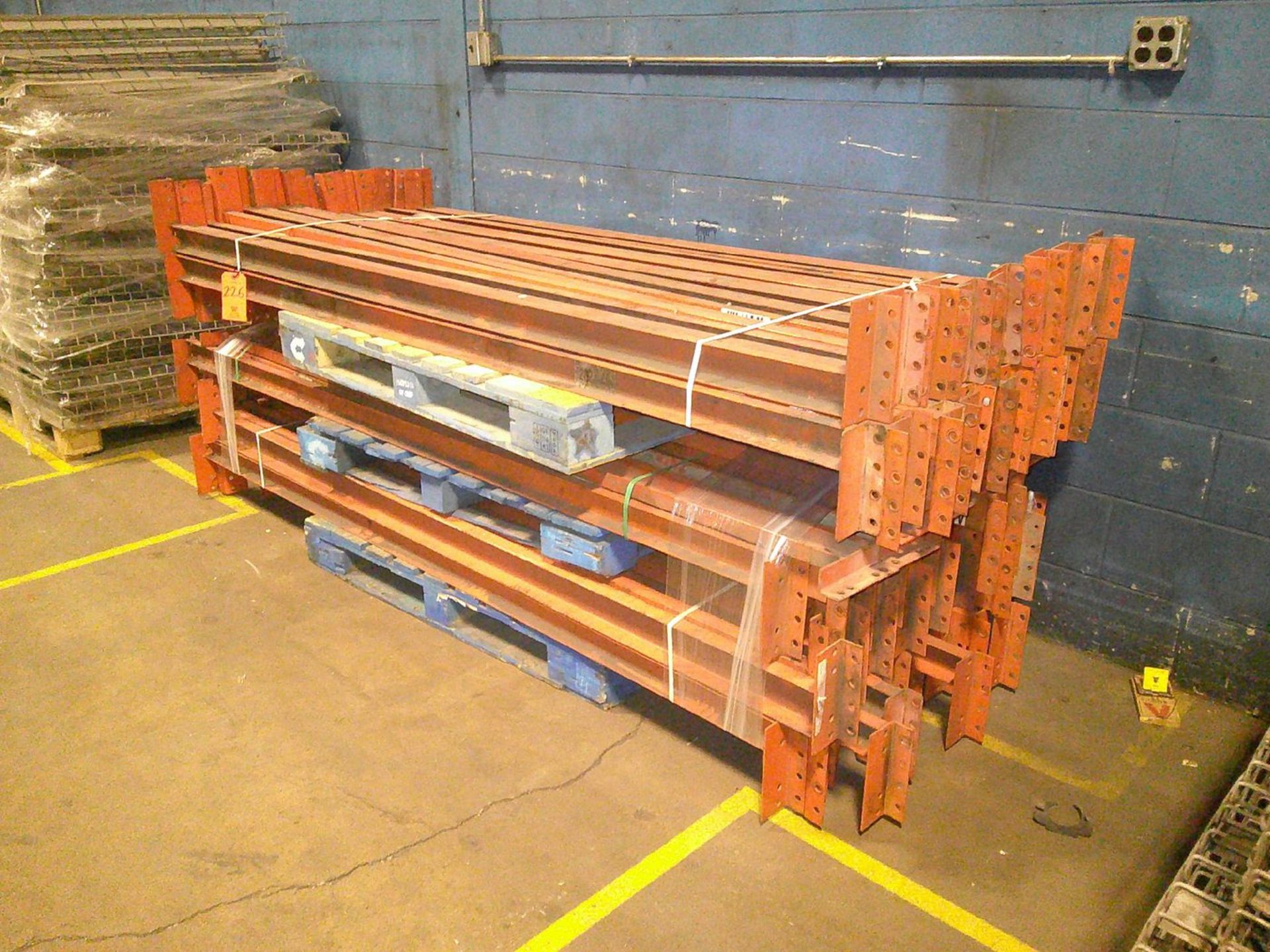 Lot - (2) Pallets of 3 in. x 8 ft. Cross Beams; approx. (160) - Image 2 of 4