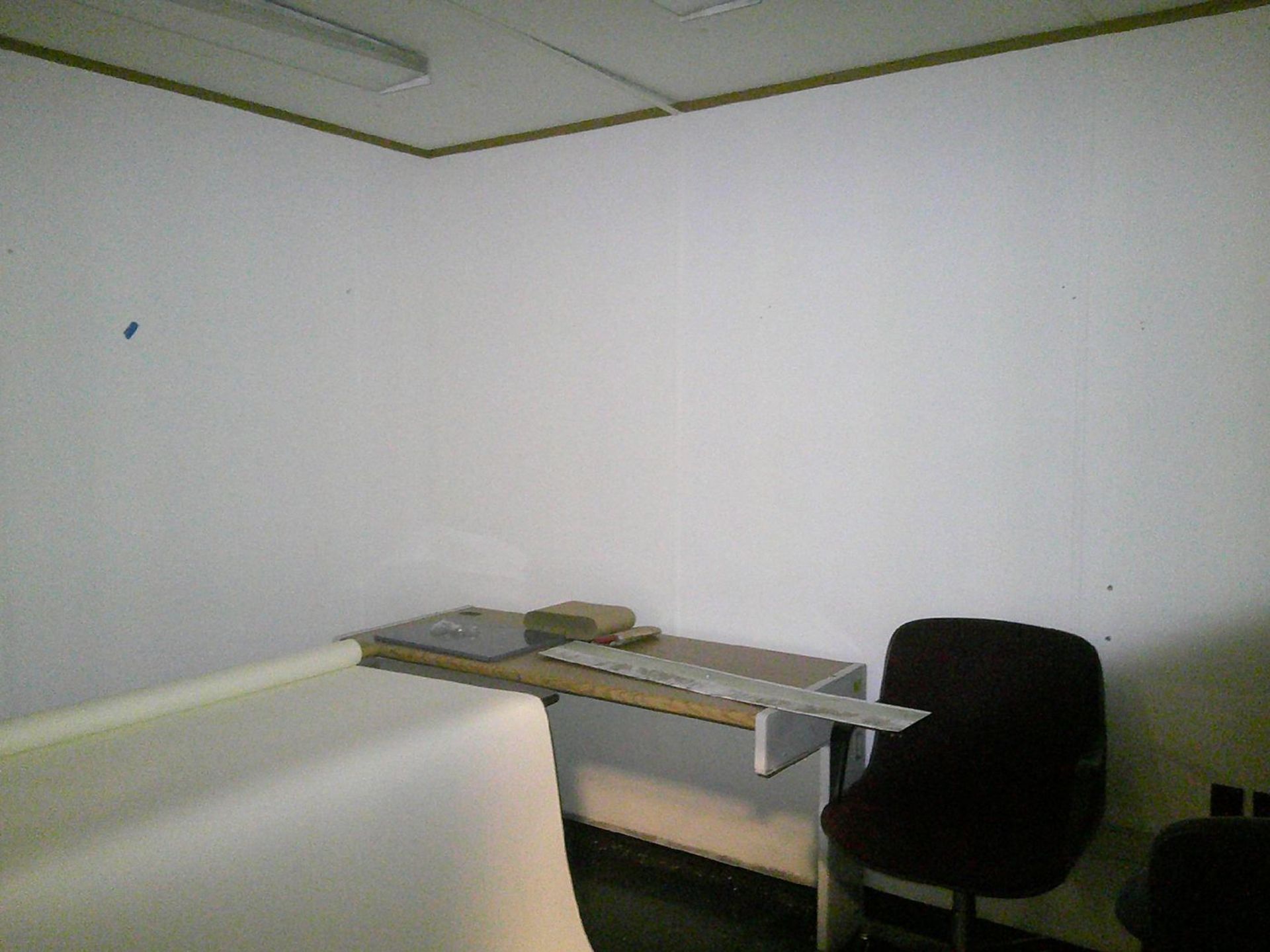 Speed Space 120" x 144" x 114" High Steel Modular Shop Office; with Door, Air Conditioner, Windows - Image 3 of 4