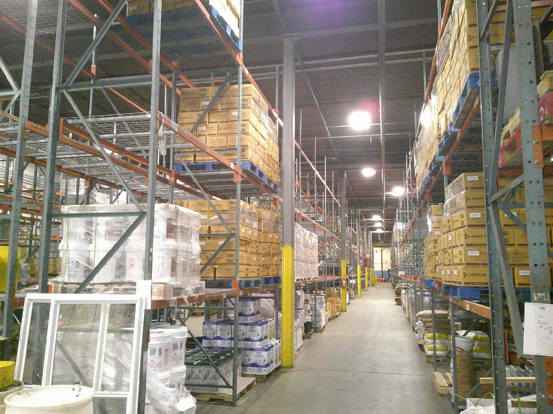 Sections of Interlake 42" x 8' x 19' Bolted Pallet Racking, Including: (20) Uprights, (108) 3"