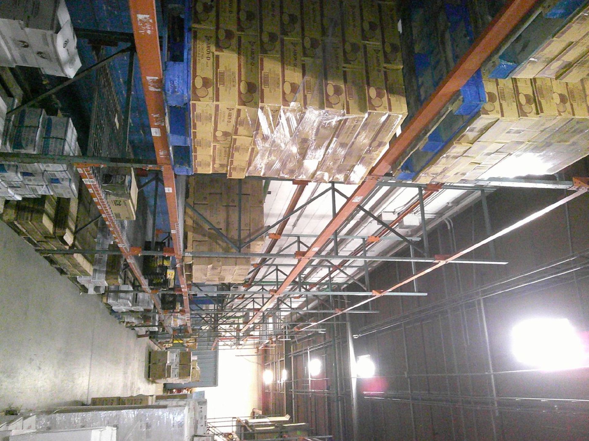 Sections of Interlake 42" x 8' x 19' Bolted Pallet Racking, Including: (16) Uprights, (70) 3" Wide - Image 3 of 5