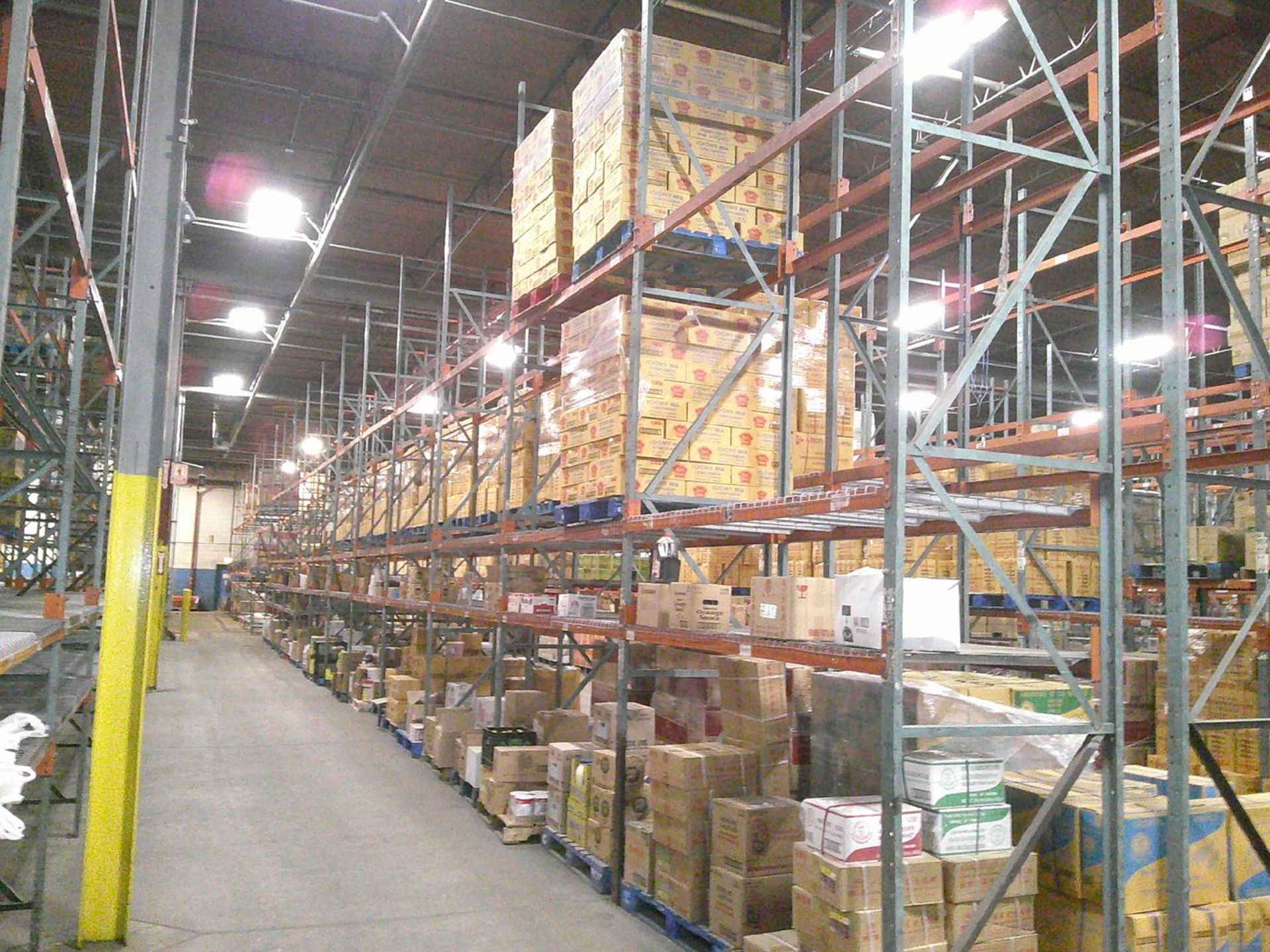 Sections of Interlake 42" x 8' x 19' Bolted Pallet Racking, Including: (40) Uprights, (252) 3"