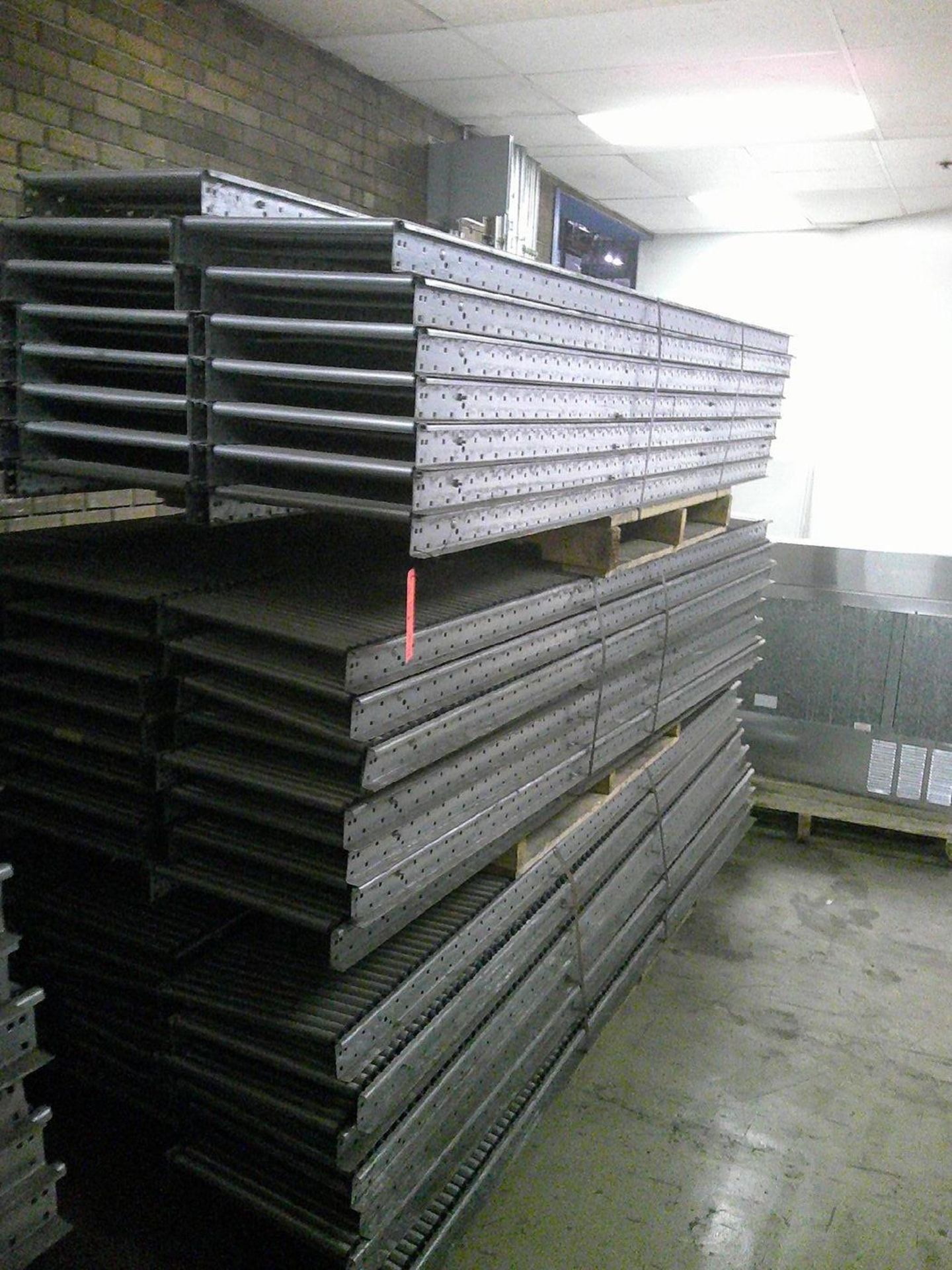 Lot - (2) Pallets of 14 in. wide x 92 in. long Roller Conveyor; approx. (144), 3/4 in. Dia. - Image 3 of 3