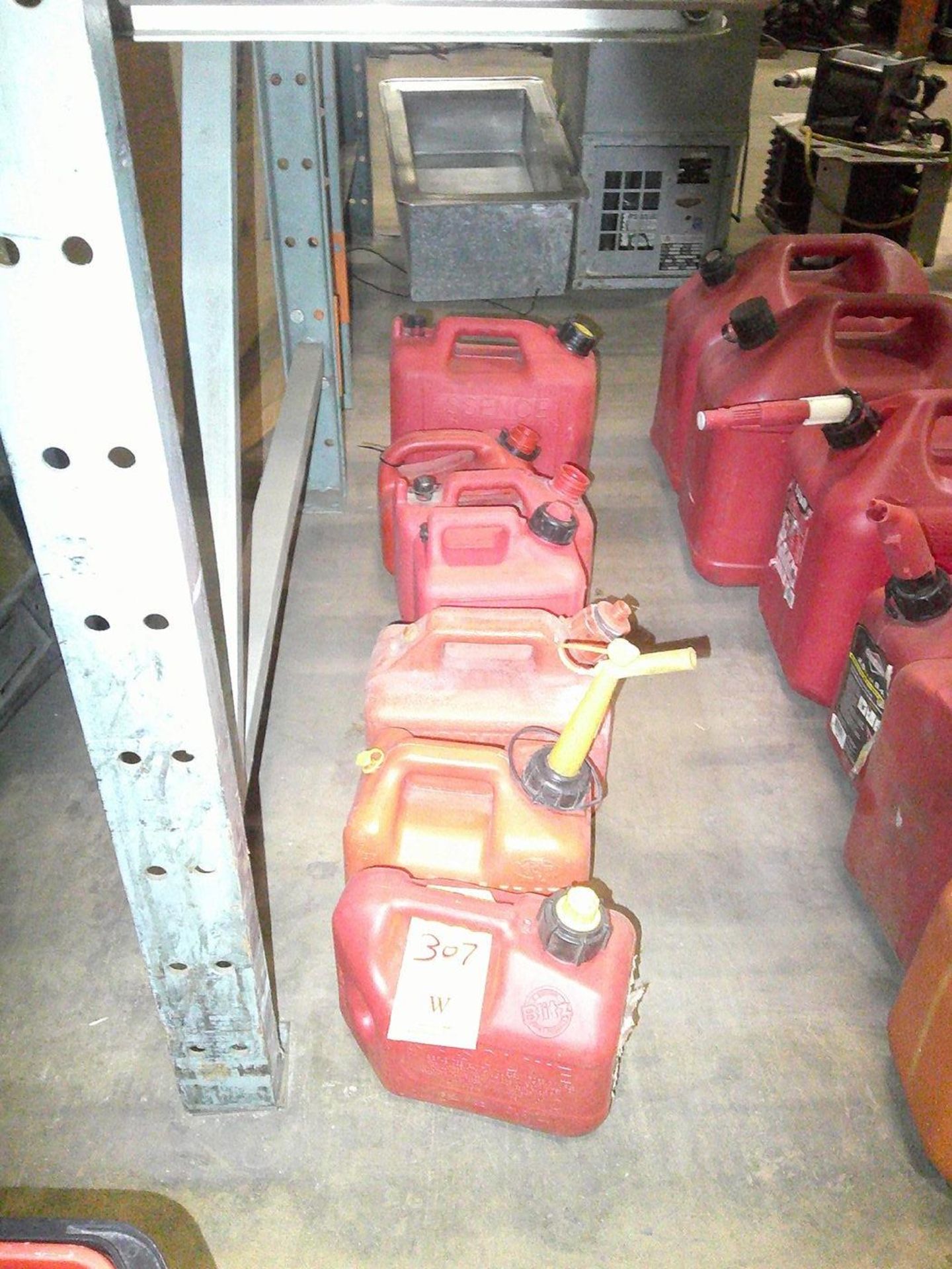 Lot - (7) Plastic Fuel Cans - Image 2 of 3