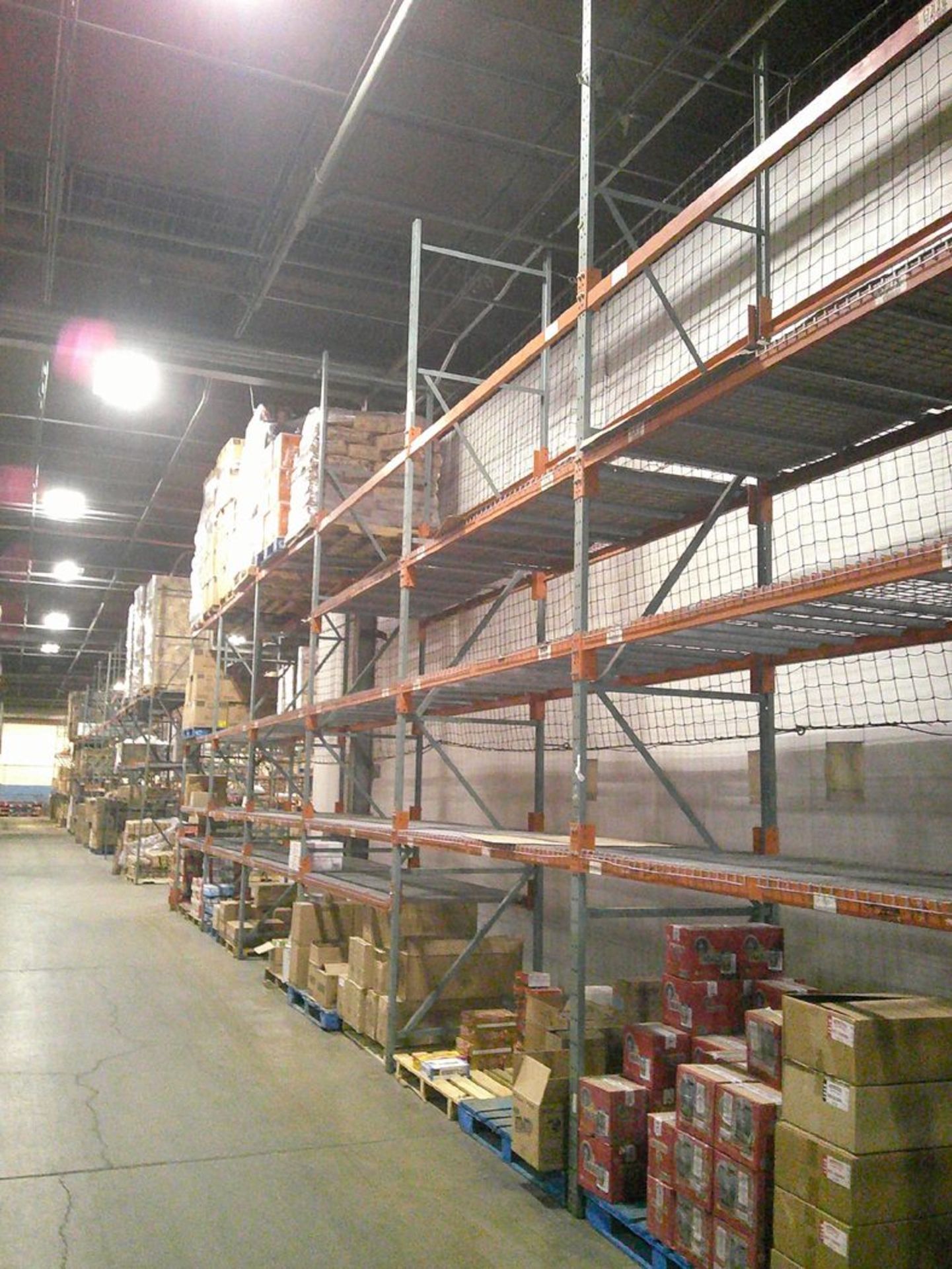 Sections of Interlake 42" x 8' x 19' Bolted Pallet Racking, Including: (10) Uprights, (80) 3" Wide - Bild 5 aus 6