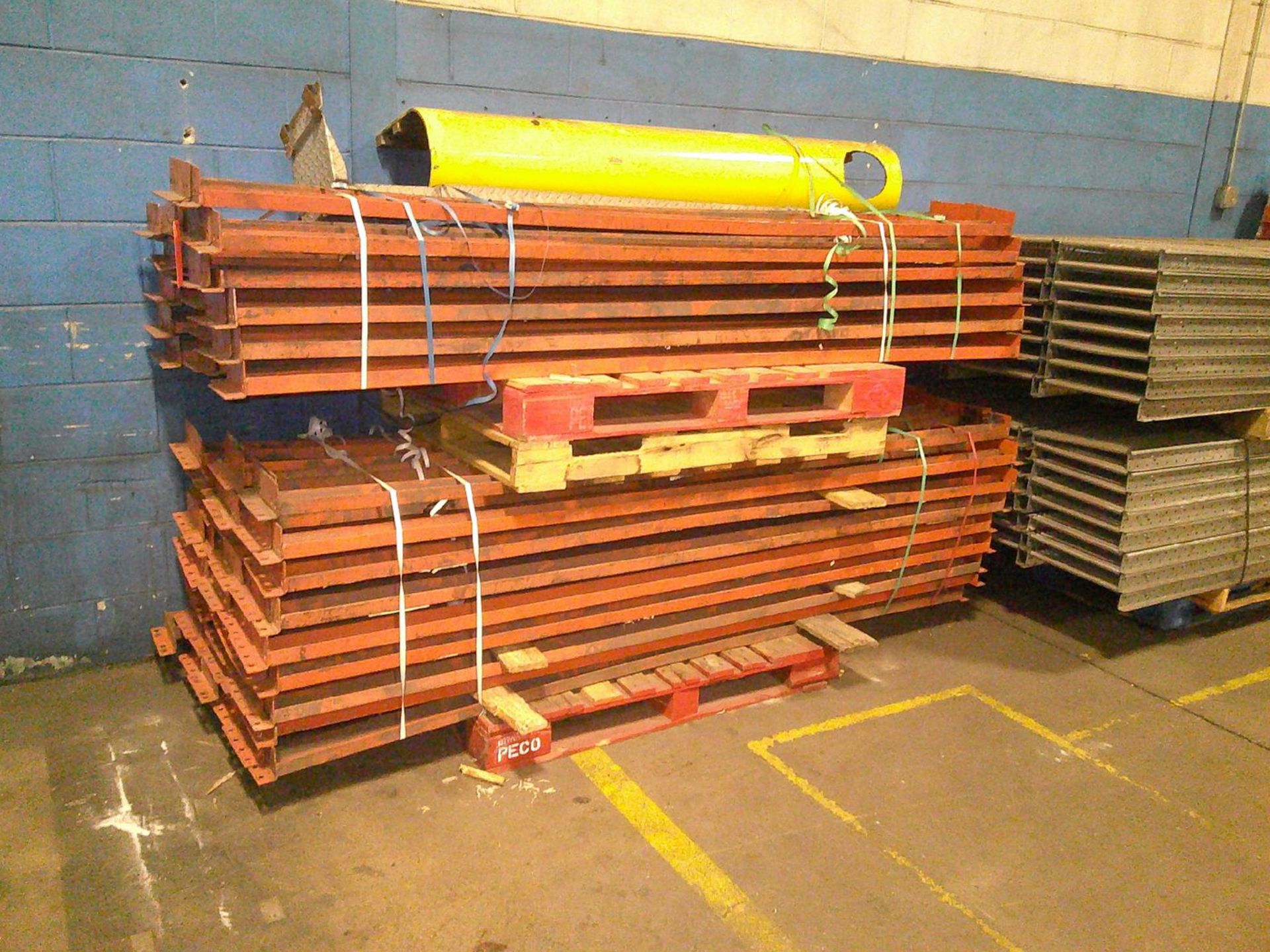 Lot - (2) Pallets of 3 in. x 8 ft. Cross Beams; approx. (125) - Image 2 of 4