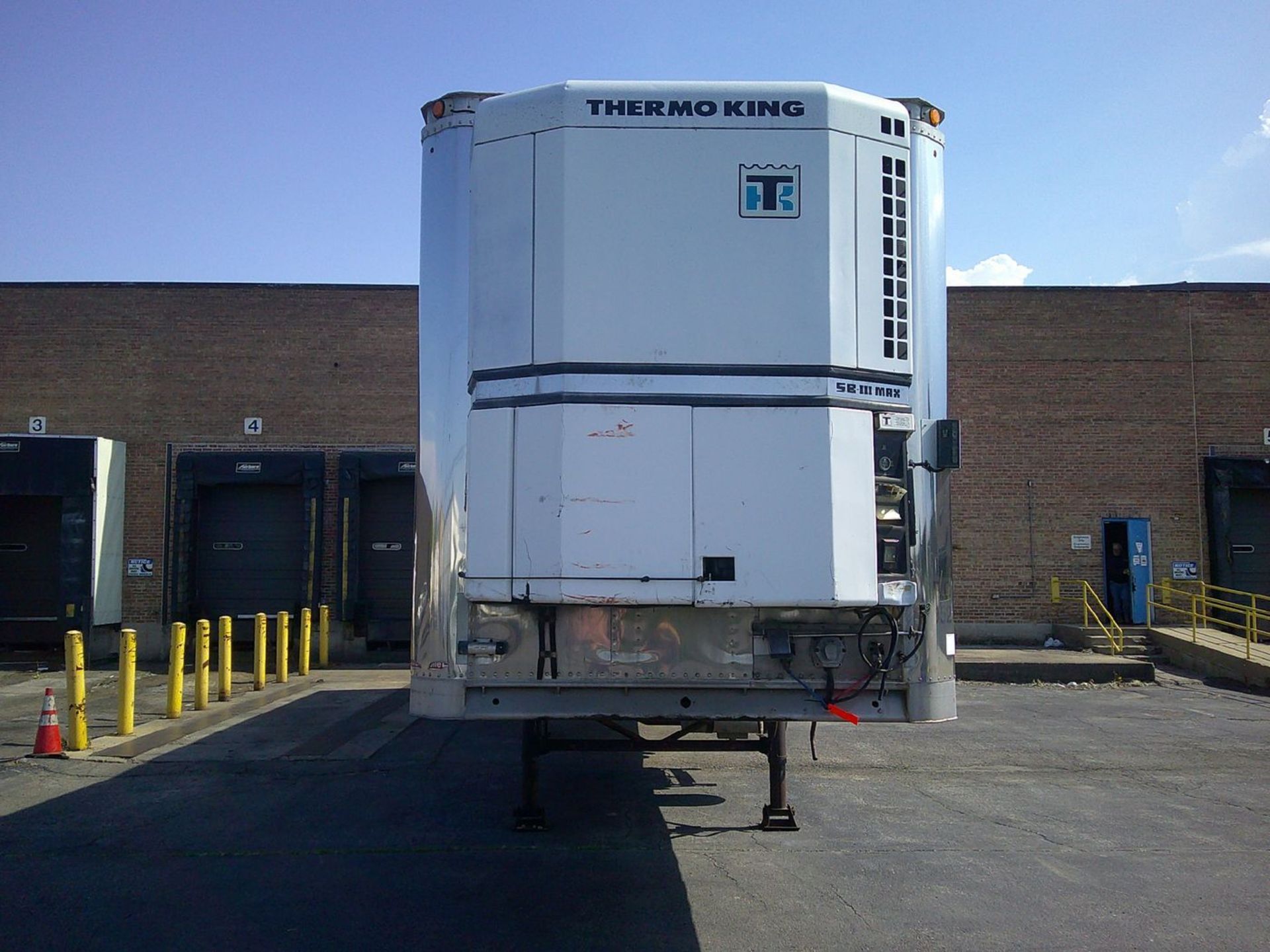 1995 Trailmobile 45' Tandem Axle Refrigeration Trailer, VIN: 1PT011NJ0S9004620; with Rear Swinging - Bild 5 aus 8