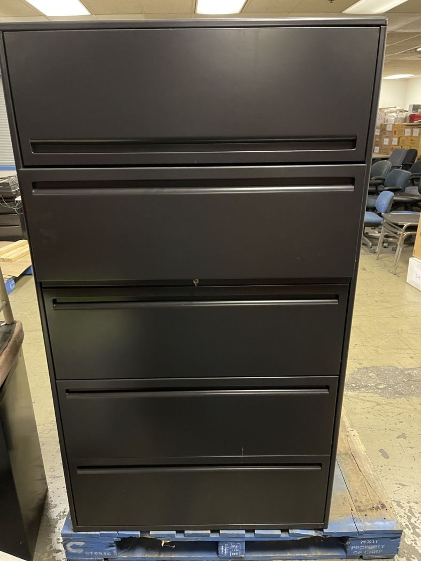 Lot - (1) Four-Drawer Lateral File Cabiner, and (1) Five-Drawer Lateral File Cabinet - Image 2 of 2