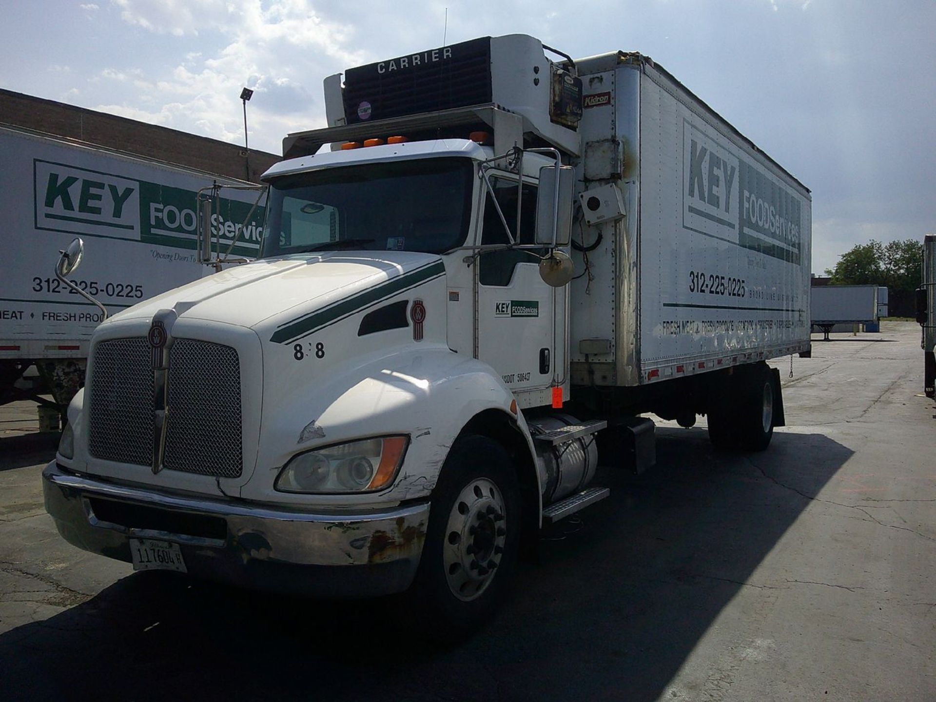 2008 Kenworth 24 ft. Model T270 Single Axle Refrigerated Box Truck, VIN: 2NKMHN6XX8M234154; with