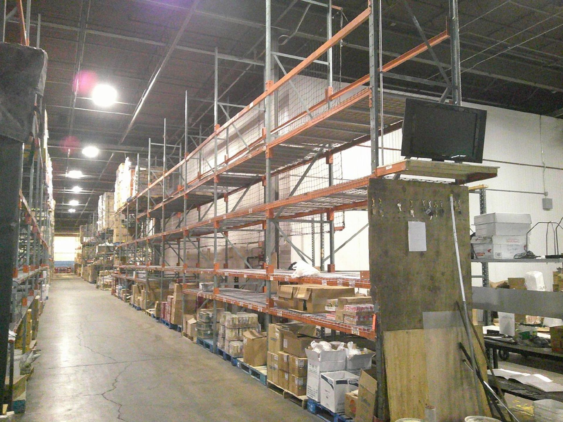 Sections of Interlake 42" x 8' x 19' Bolted Pallet Racking, Including: (10) Uprights, (80) 3" Wide - Image 3 of 6