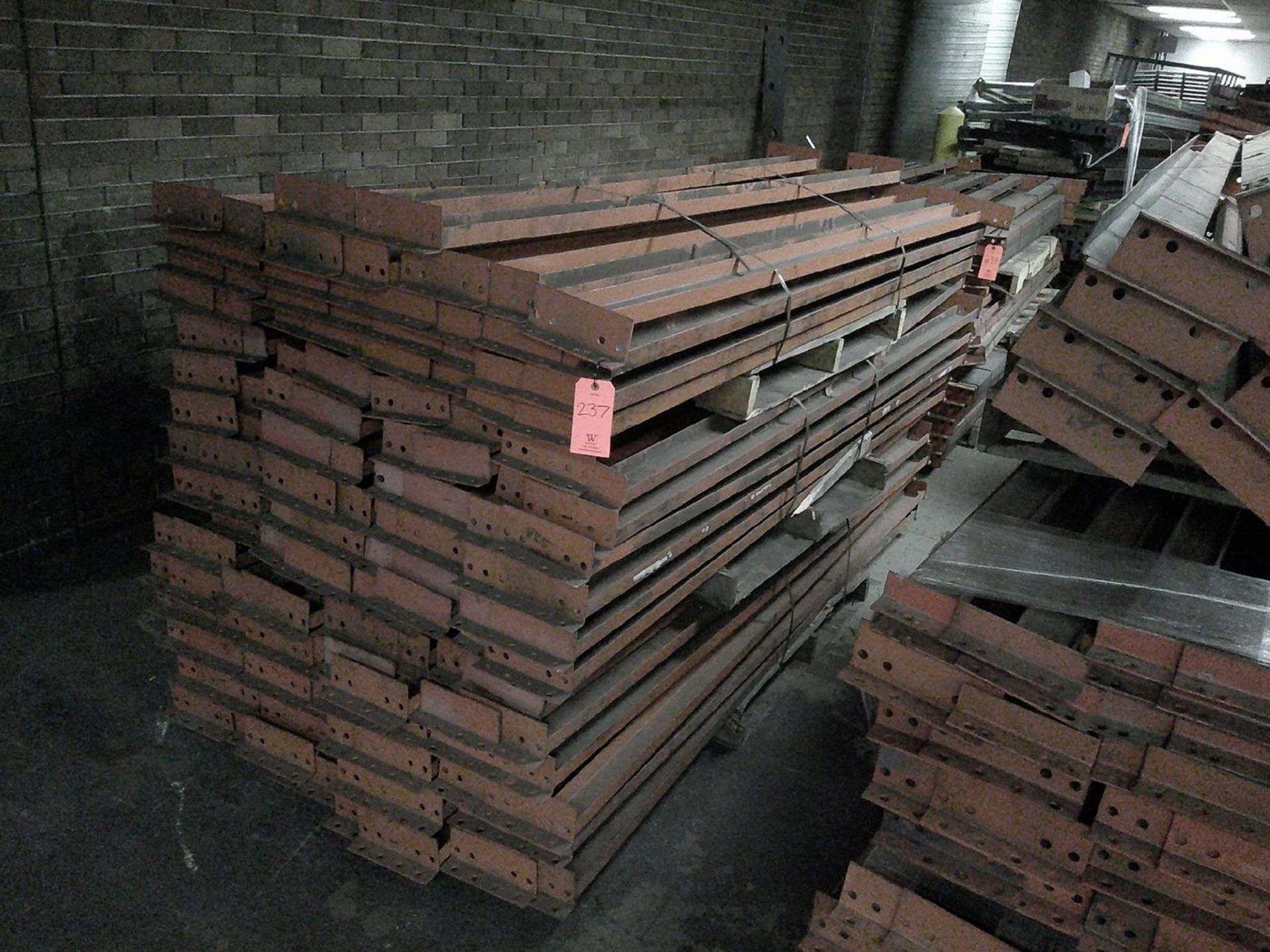 Pallet of 3 in. and 4 in. x 8 ft. Cross Beams; approx. (125)