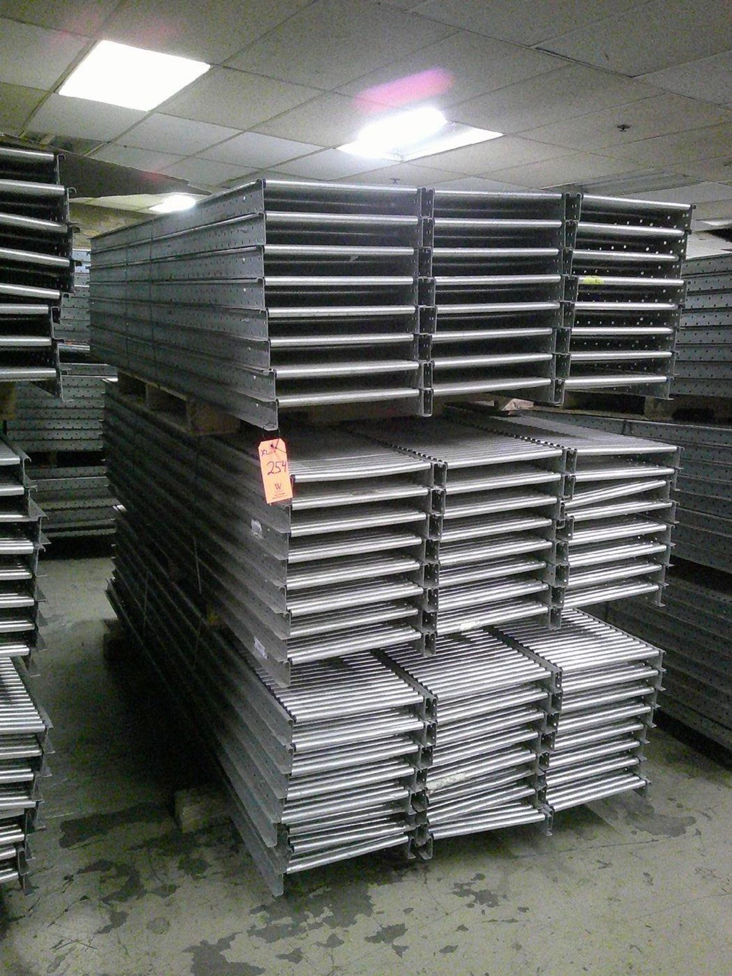 Lot - (2) Pallets of 14 in. wide x 92 in. long Roller Conveyor; approx. (144), 3/4 in. Dia. - Bild 2 aus 2