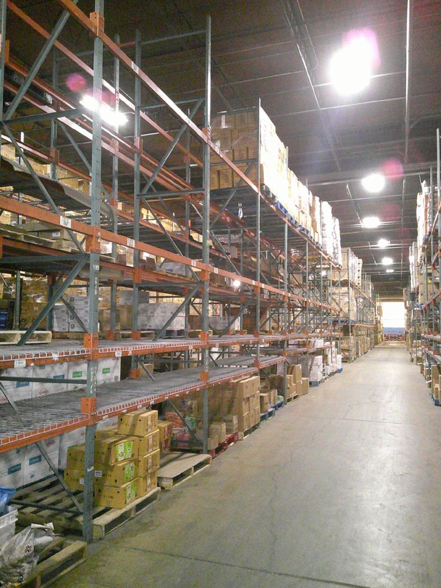 Sections of Interlake 42" x 8' x 19' Bolted Pallet Racking, Including: (20) Uprights, (158) 3" - Image 2 of 7