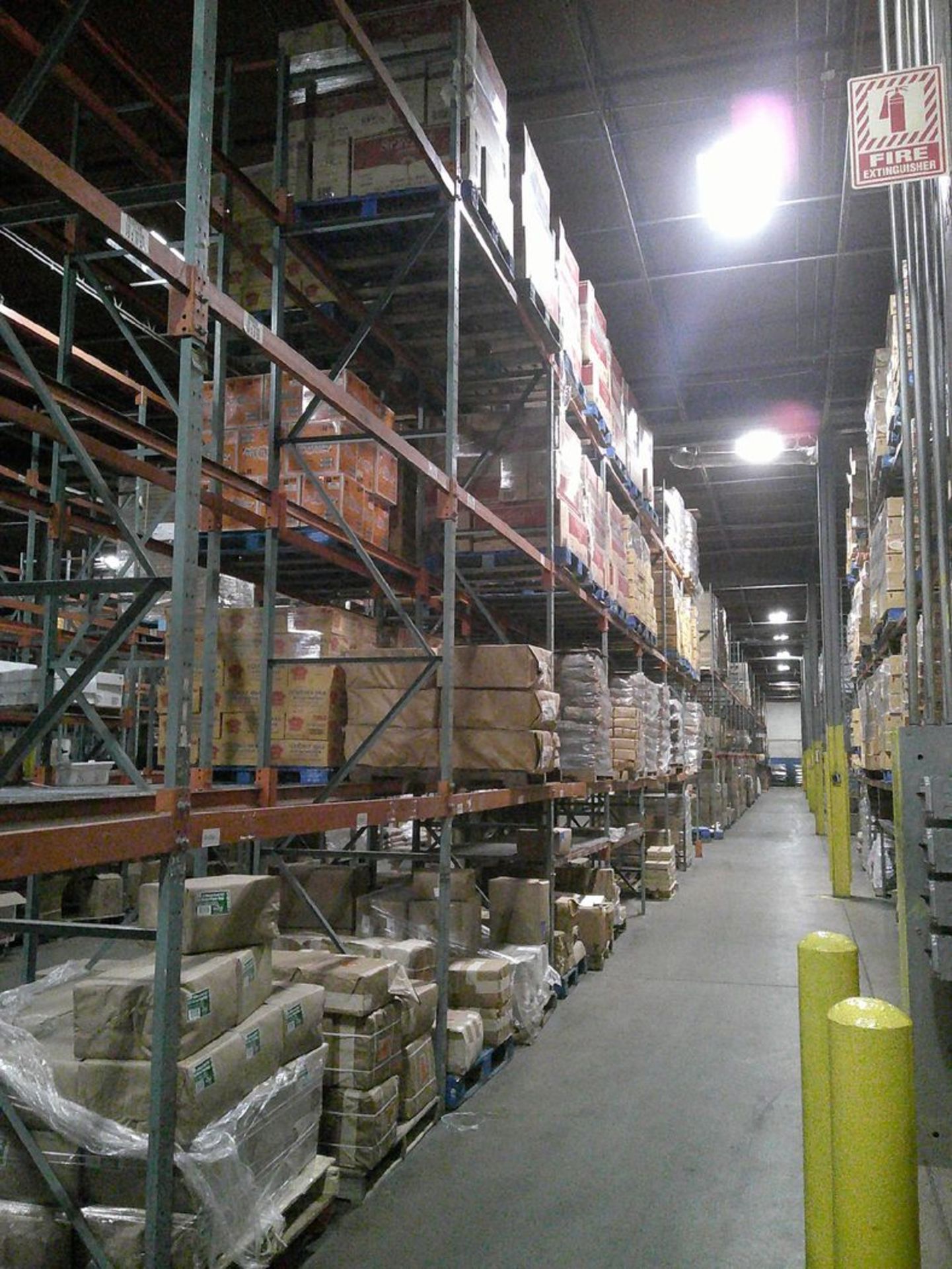 Sections of Interlake 42" x 8' x 19' Bolted Pallet Racking, Including: (20) Uprights, (76) 3" Wide - Image 2 of 6