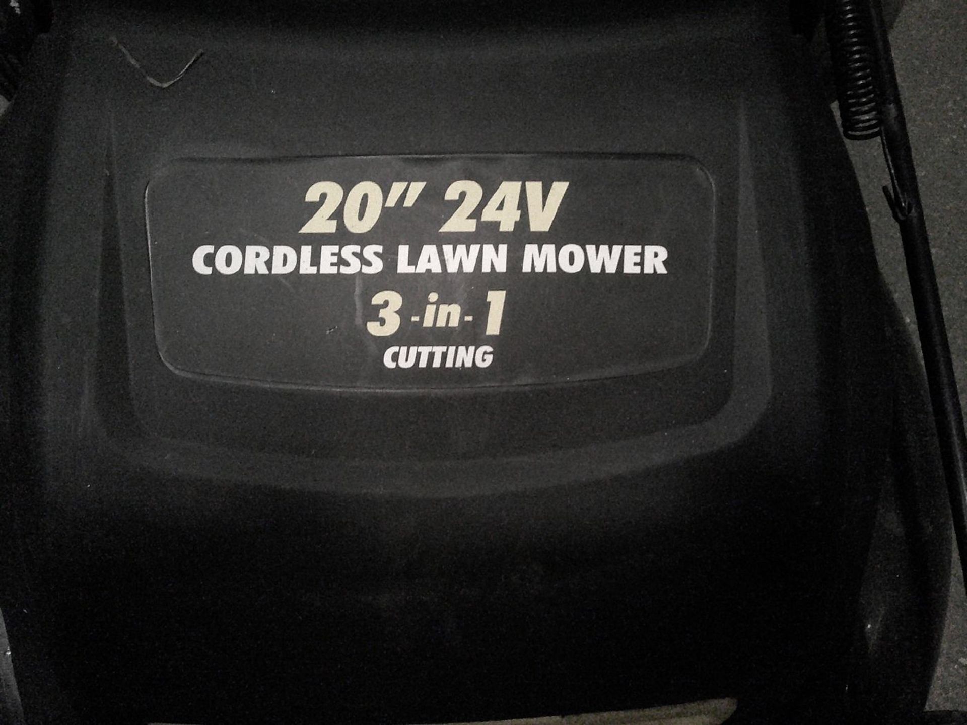Yardworks 20 in. 24V Cordless Electric Lawn Mower; 3-in-1 Cutting - Image 3 of 3