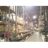 Sections of Interlake 42" x 8' x 19' Bolted Pallet Racking, Including: (20) Uprights, (126) 3"