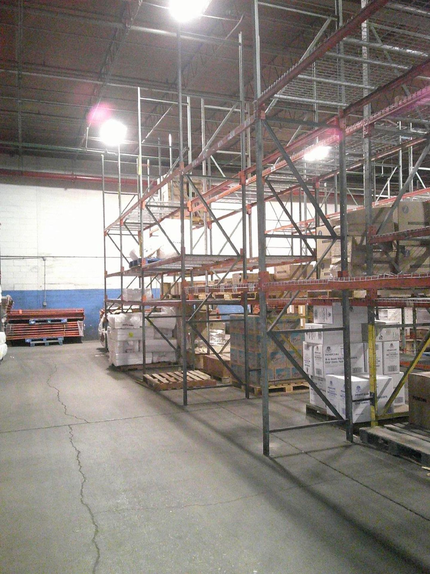 Sections of Interlake 42" x 8' x 19' Bolted Pallet Racking, Including: (40) Uprights, (166) 3" - Bild 11 aus 11