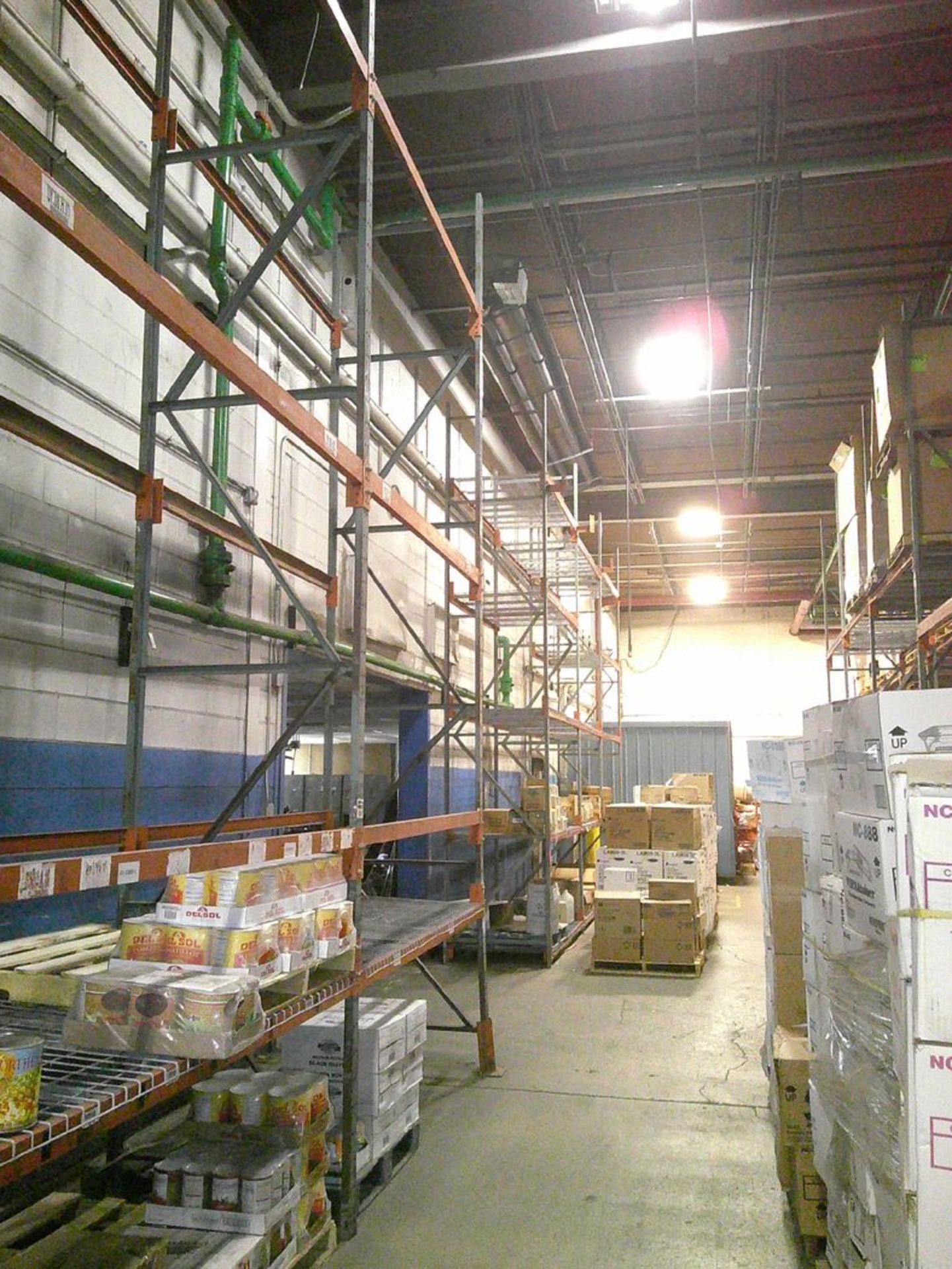 Sections of Interlake 42" x 8' x 19' Bolted Pallet Racking, Including: (16) Uprights, (70) 3" Wide - Image 4 of 5