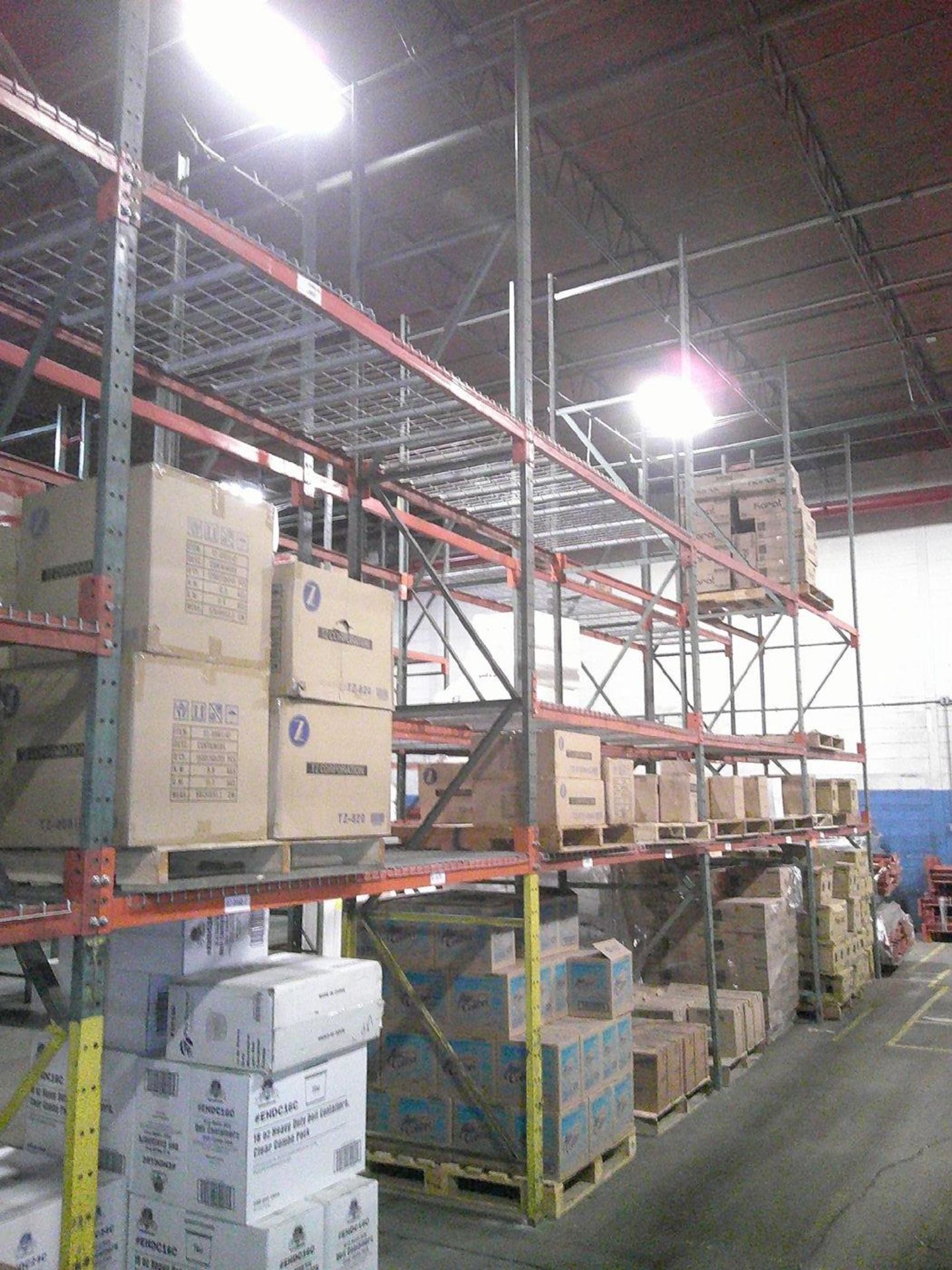 Sections of Interlake 42" x 8' x 19' Bolted Pallet Racking, Including: (40) Uprights, (166) 3" - Bild 5 aus 11