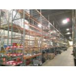 Sections of Interlake 42" x 8' x 19' Bolted Pallet Racking, Including: (20) Uprights, (108) 3"