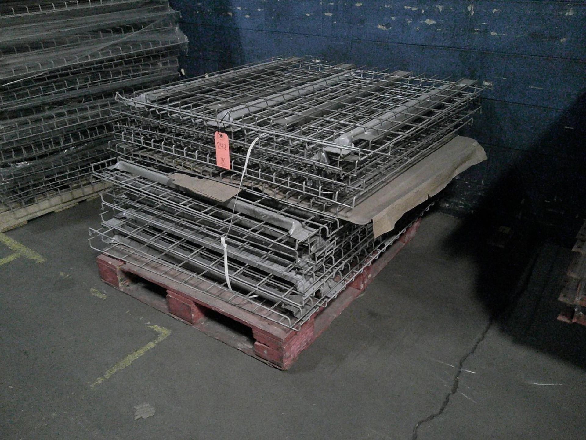 Lot - (2) Pallets of Wire Decking for Pallet Racking; (48) Decks approx.