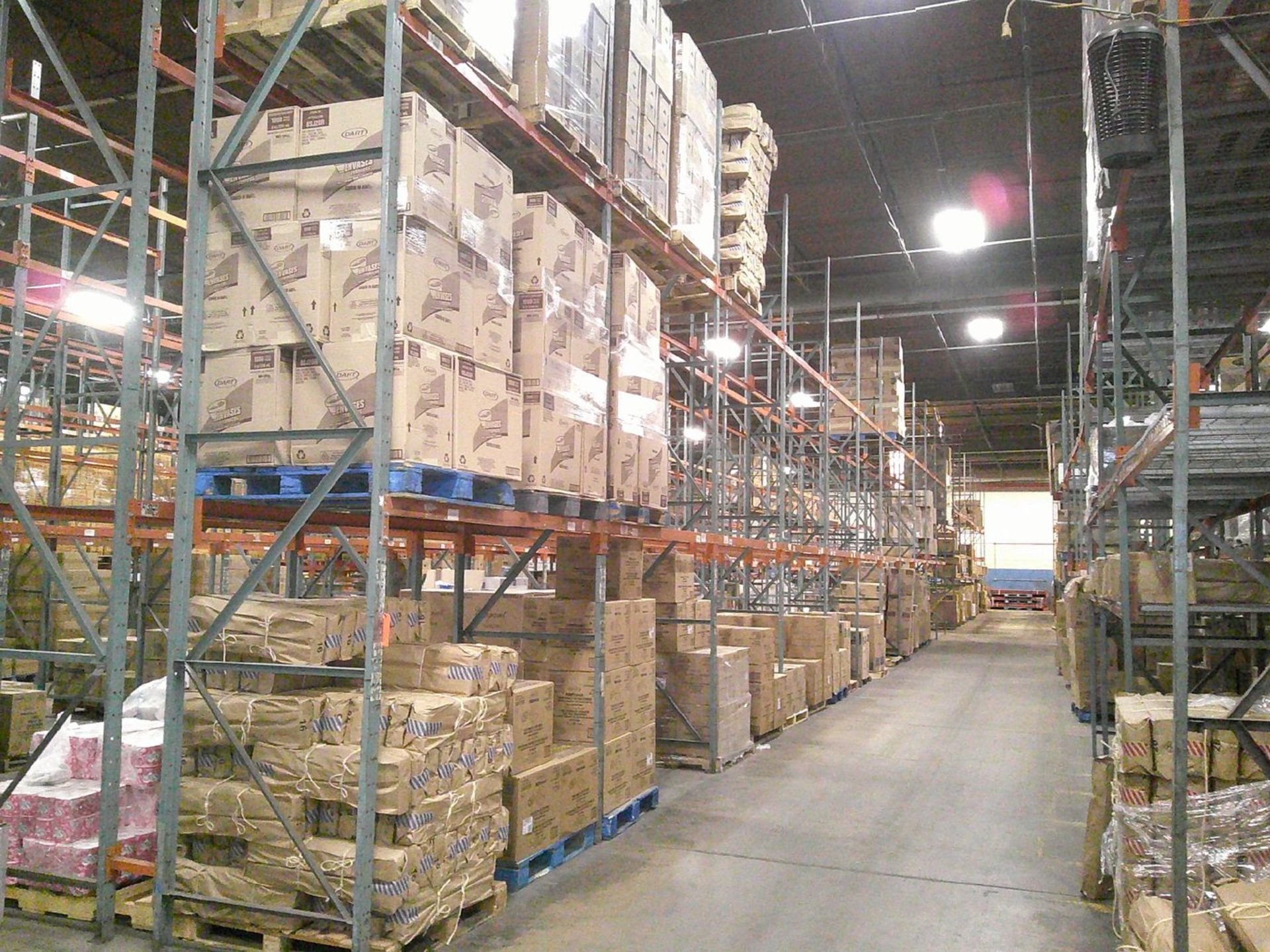 Sections of Interlake 42" x 8' x 19' Bolted Pallet Racking, Including: (40) Uprights, (166) 3"
