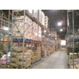 Sections of Interlake 42" x 8' x 19' Bolted Pallet Racking, Including: (40) Uprights, (166) 3"