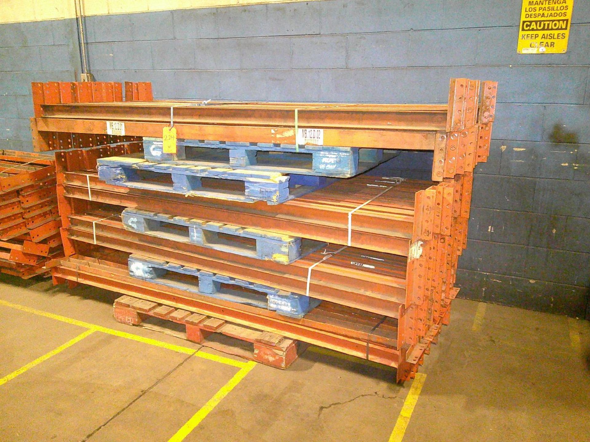 Lot - (2) Pallets of 3 in. and 4 in. x 8 ft. Cross Beams; approx. (200) - Image 3 of 4