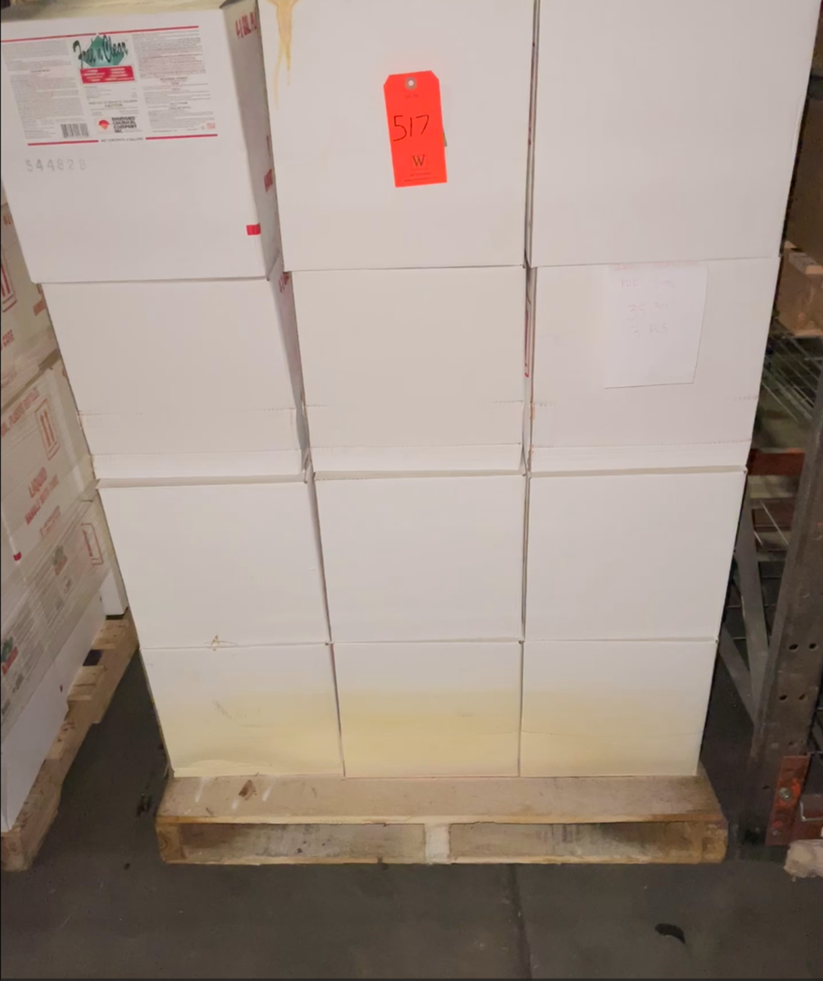 Lot - (35) Cases (approx.) of Free N Clear 4/1 Gallon