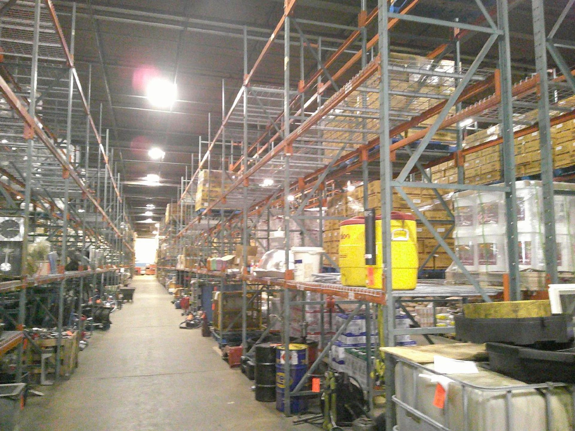 Sections of Interlake 42" x 8' x 19' Bolted Pallet Racking, Including: (20) Uprights, (108) 3" - Bild 4 aus 6