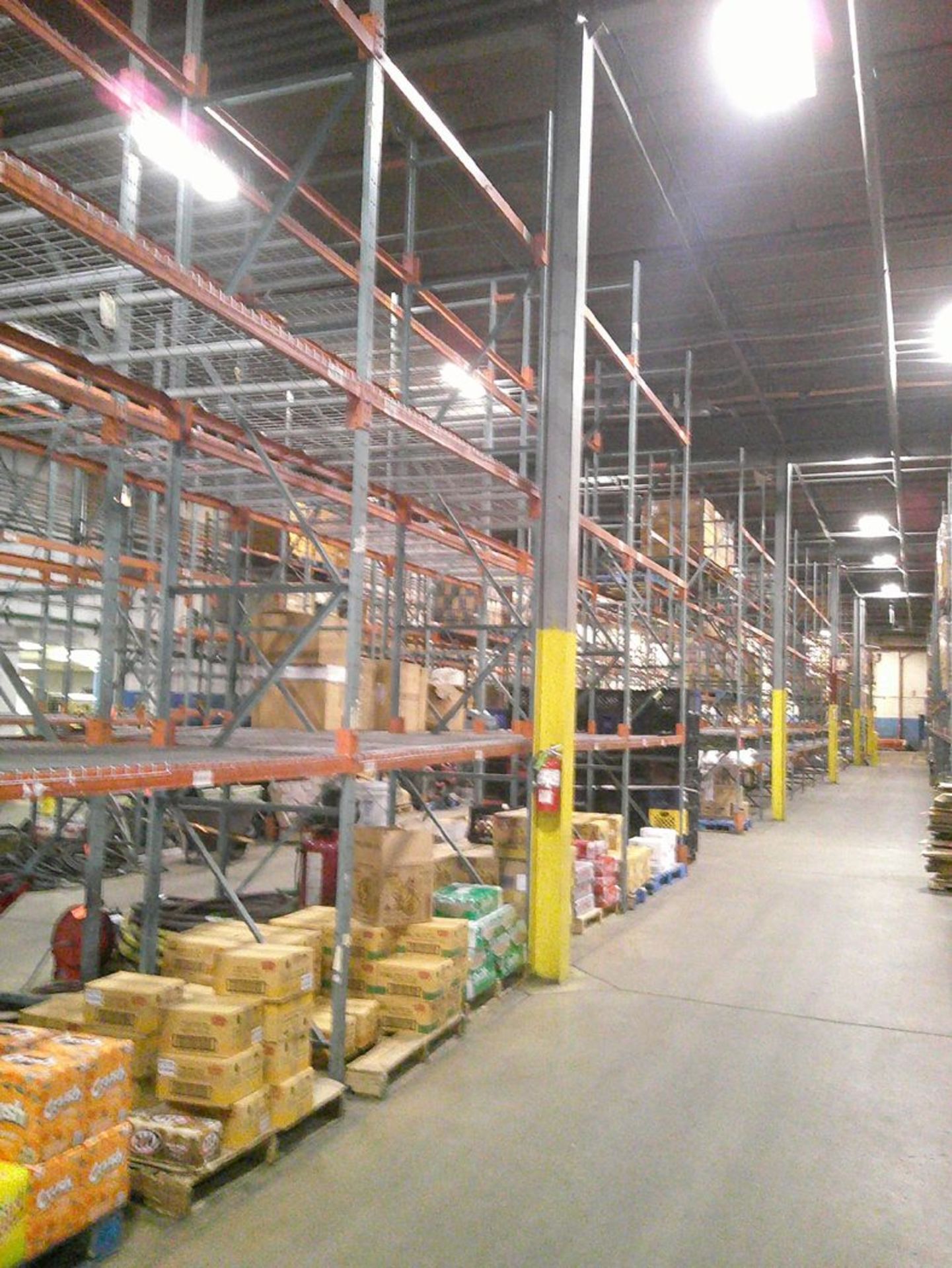 Sections of Interlake 42" x 8' x 19' Bolted Pallet Racking, Including: (20) Uprights, (108) 3" - Image 3 of 6