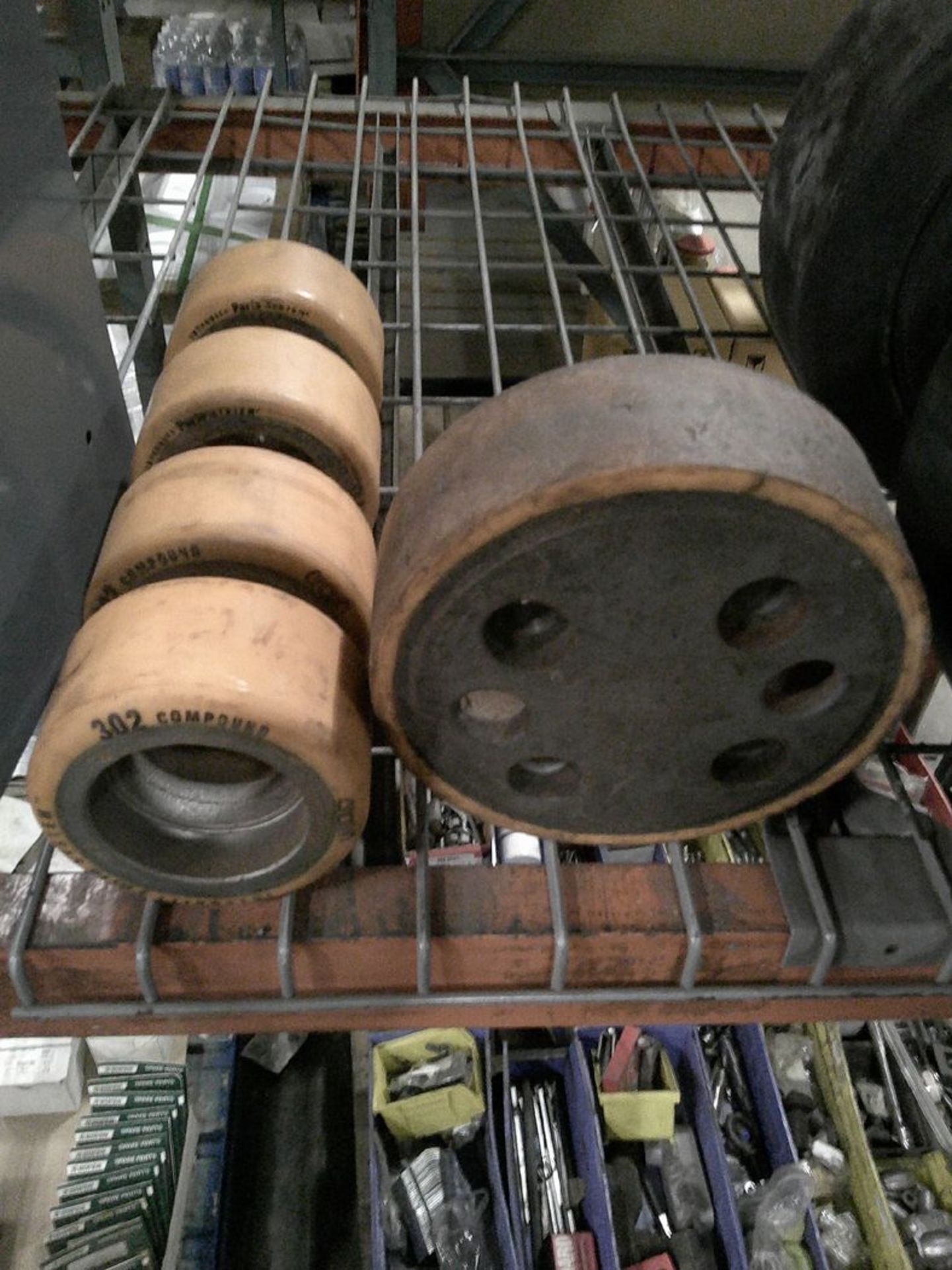 Lot - Casters, Phenolic Wheels; and Fork Lift Wheels - Image 5 of 5