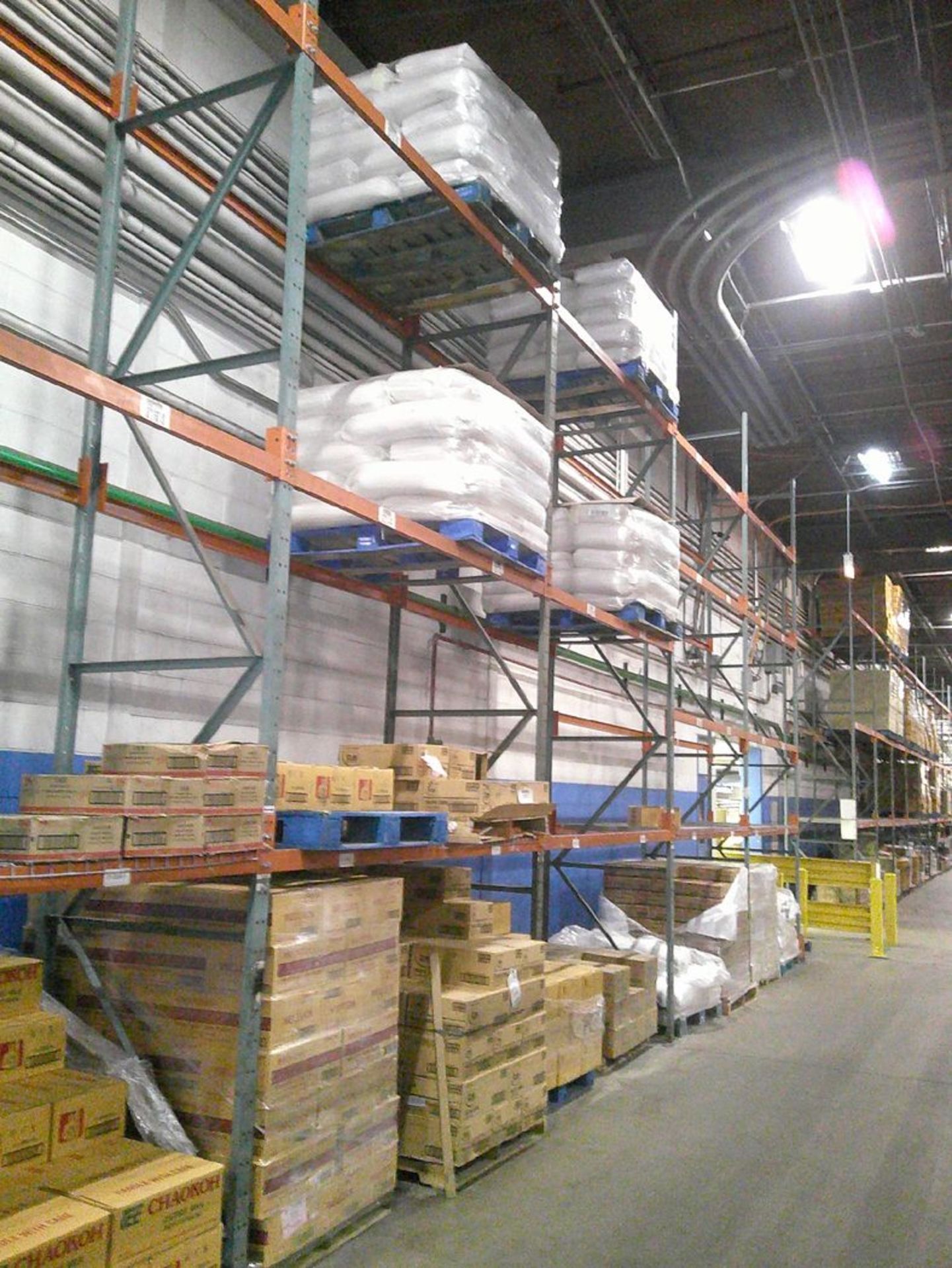 Sections of Interlake 42" x 8' x 19' Bolted Pallet Racking, Including: (10) Uprights, (58) 3" Wide