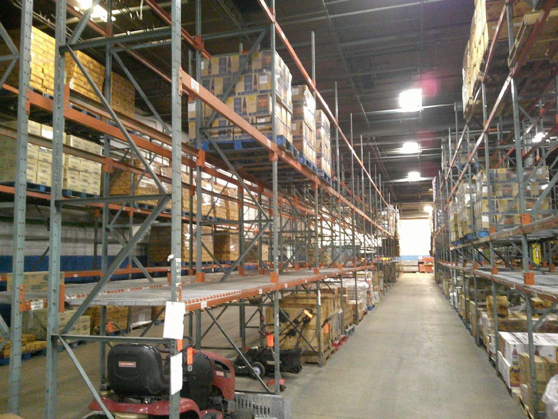 Sections of Interlake 42" x 8' x 19' Bolted Pallet Racking, Including: (36) Uprights, (162) 3"